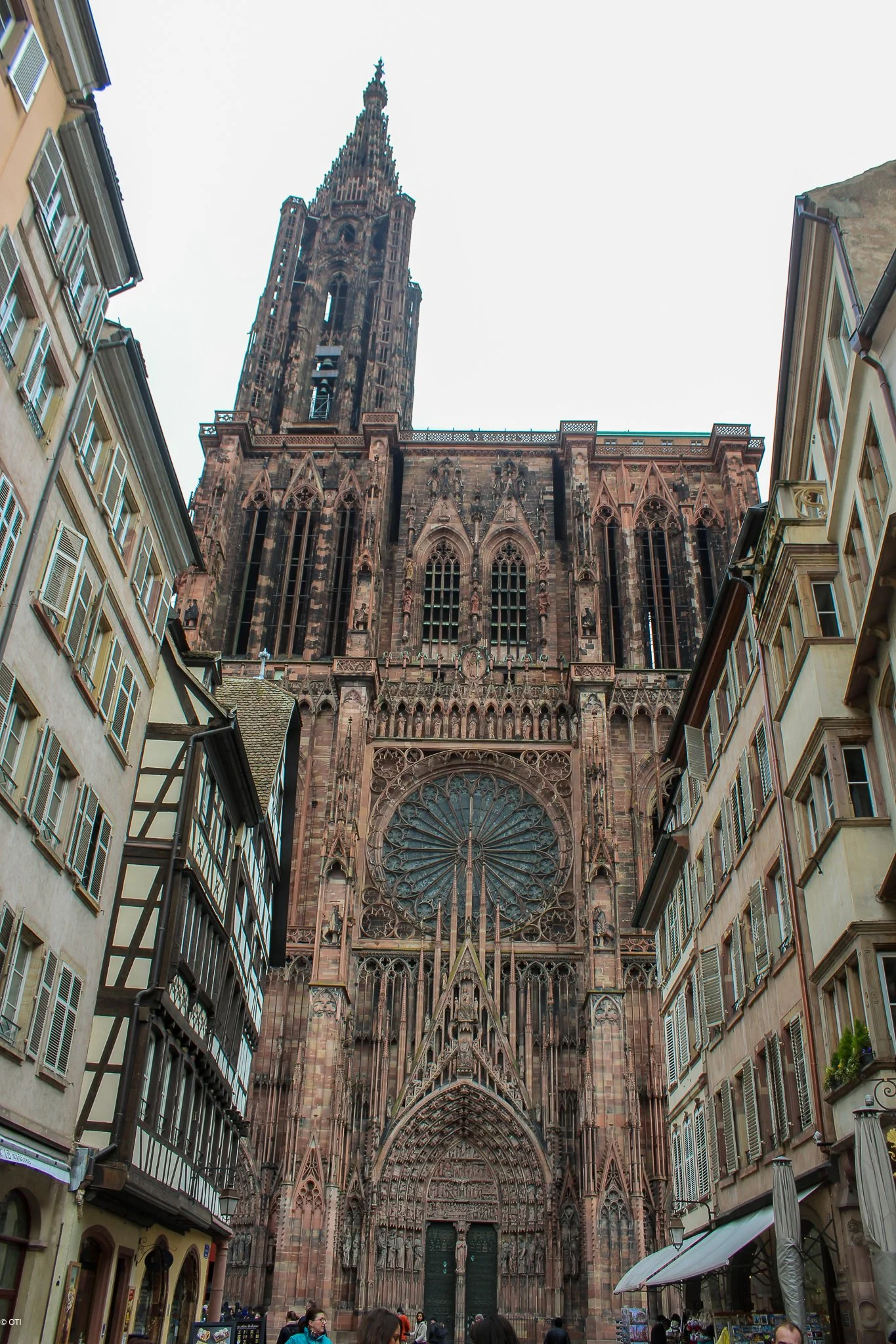 Strasbourg Cathedral in Strasbourg, France.