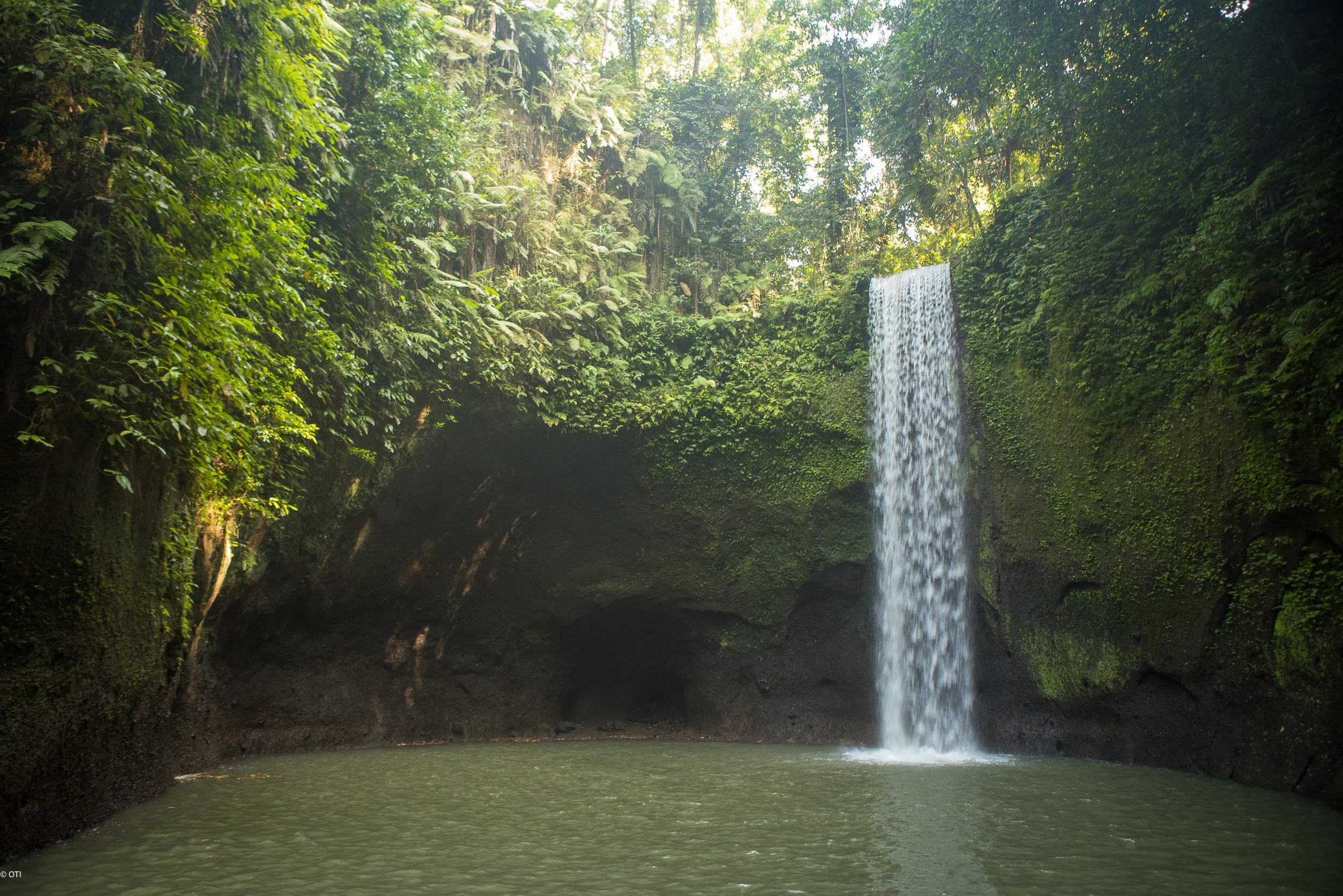 Tibumana Waterfall in Bangli Regency - Bali, Indonesia