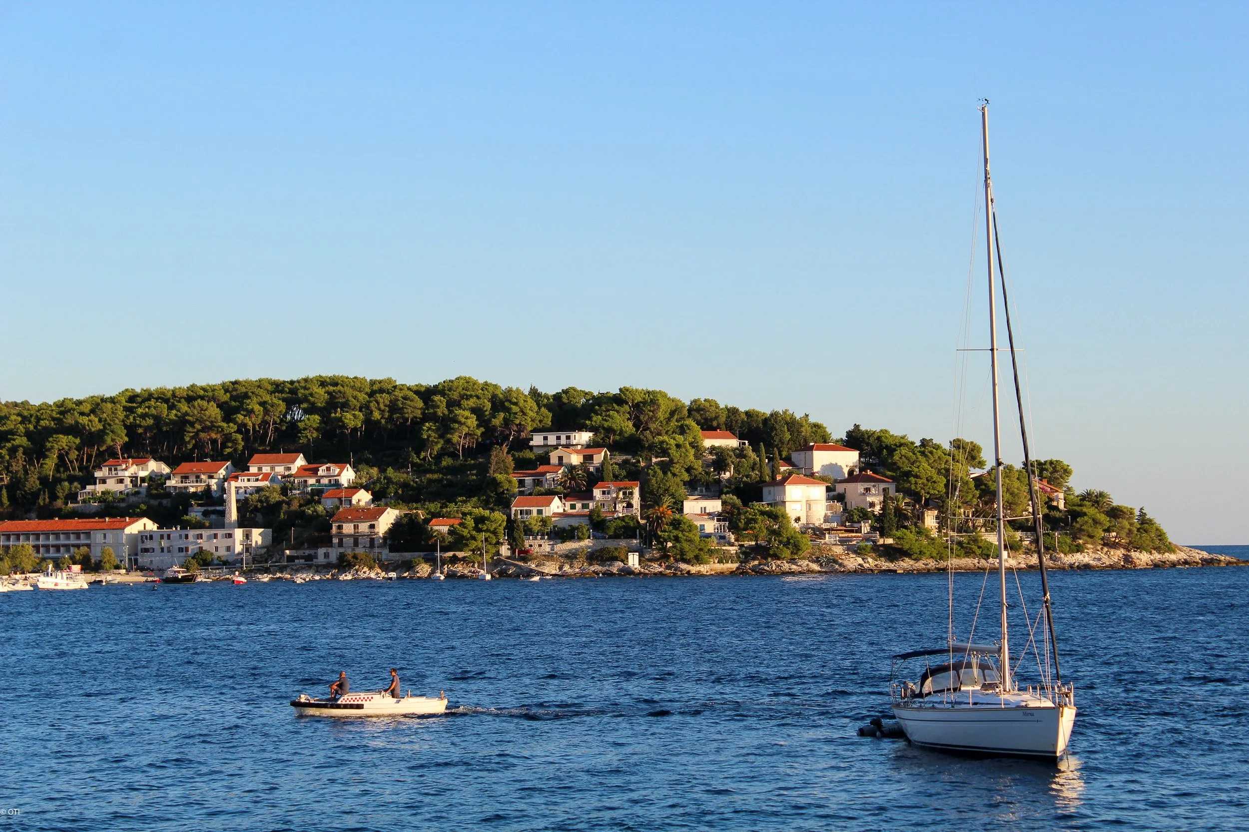 Off Hvar Island.