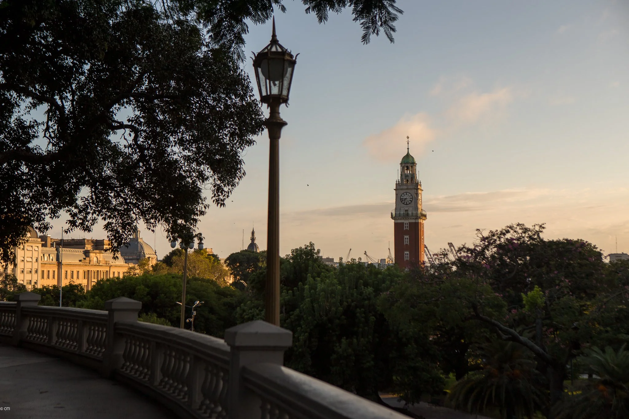 The Torre Monumental in Buenos Aires, Argentina.