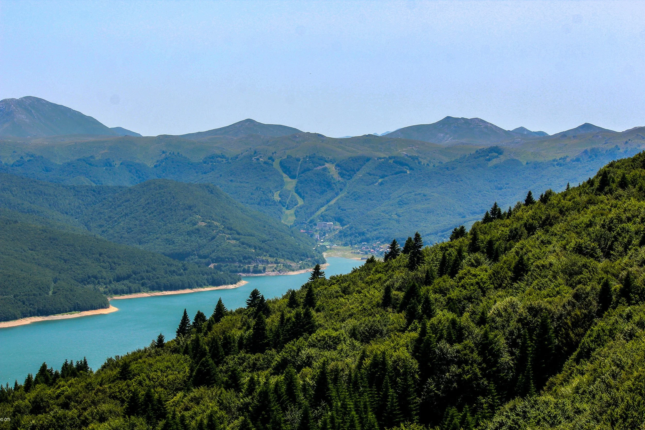 Mavrovo National Park in Polog Statistical Region, North Macedonia.