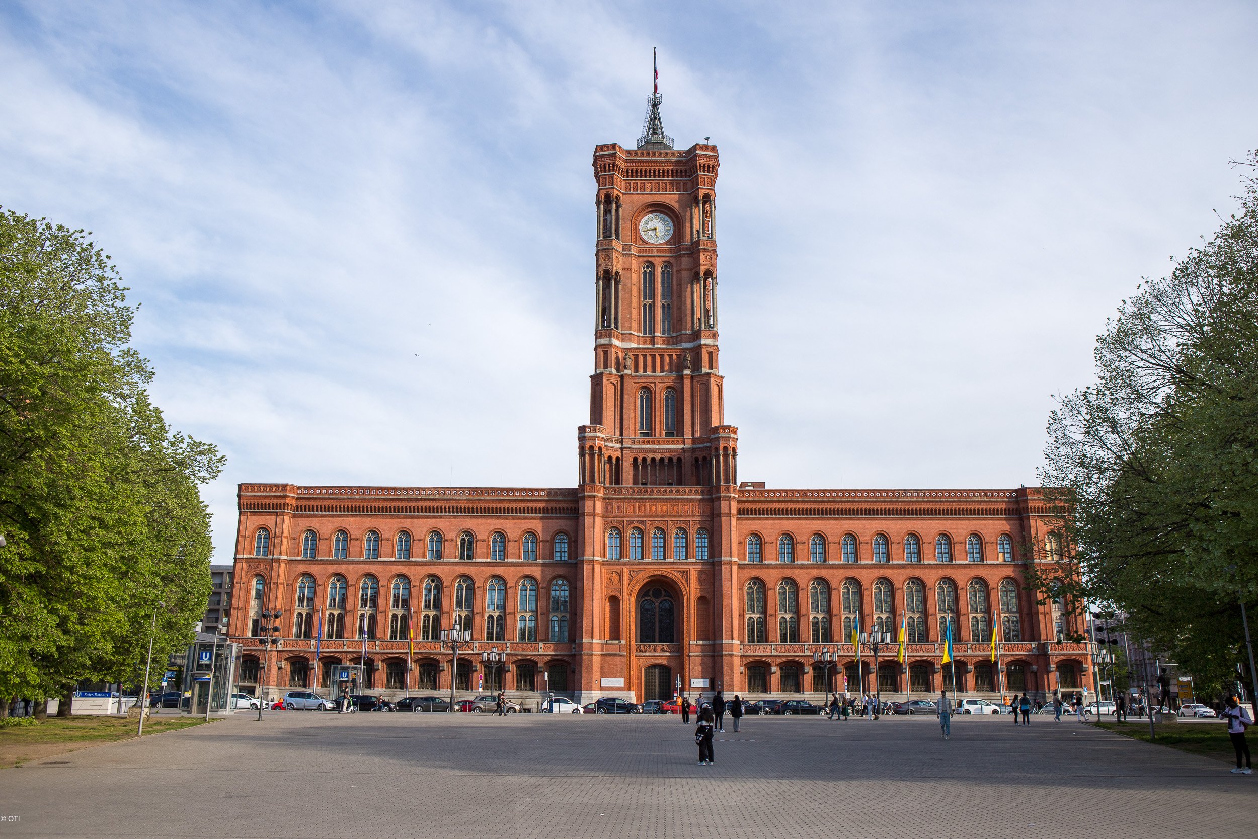 Red Town Hall in Berlin, Germany.