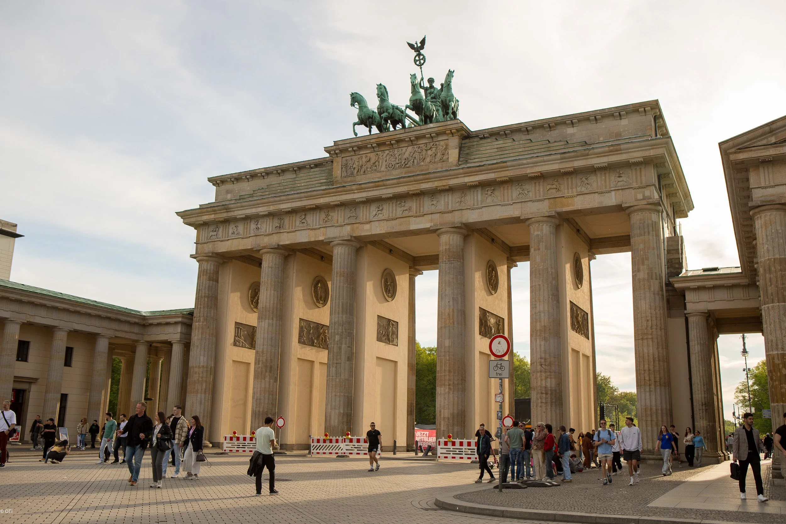 Brandenburg Gate in Berlin, Germany.