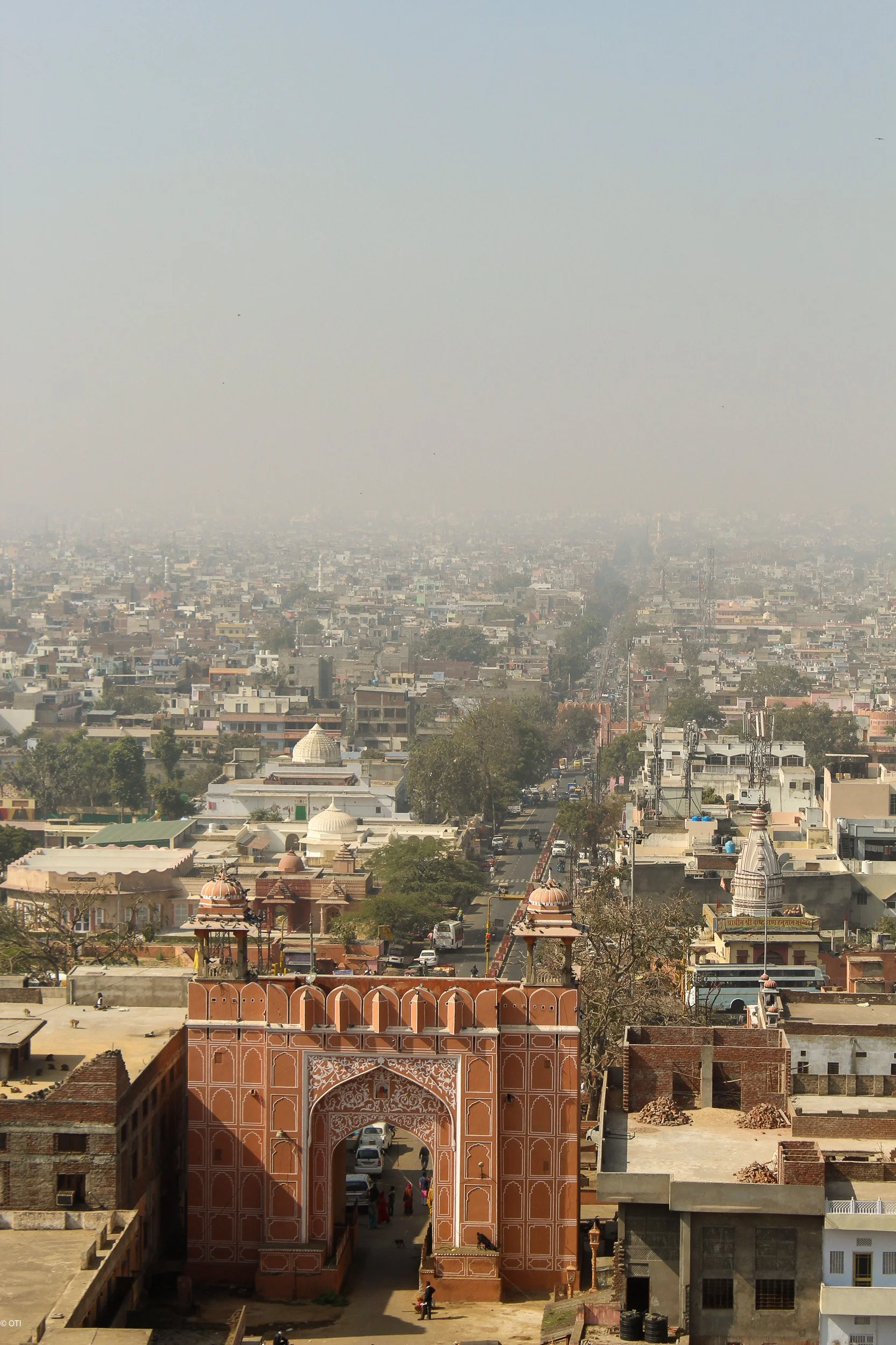 Galta Gate in Jaipur, India.