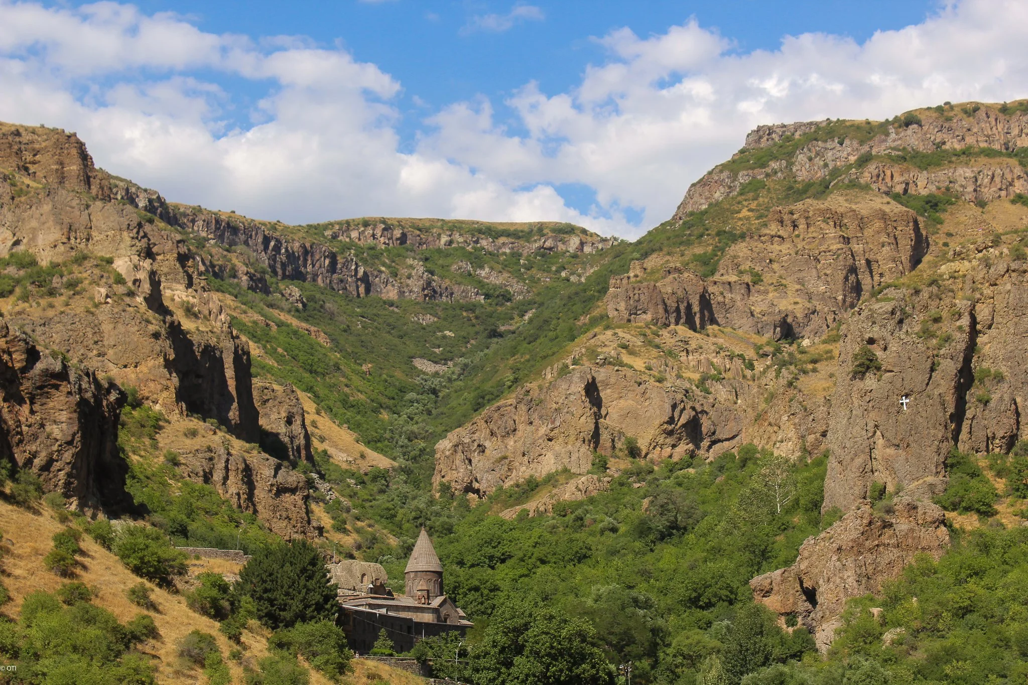 Geghard Monastery in Geghard, Armenia.
