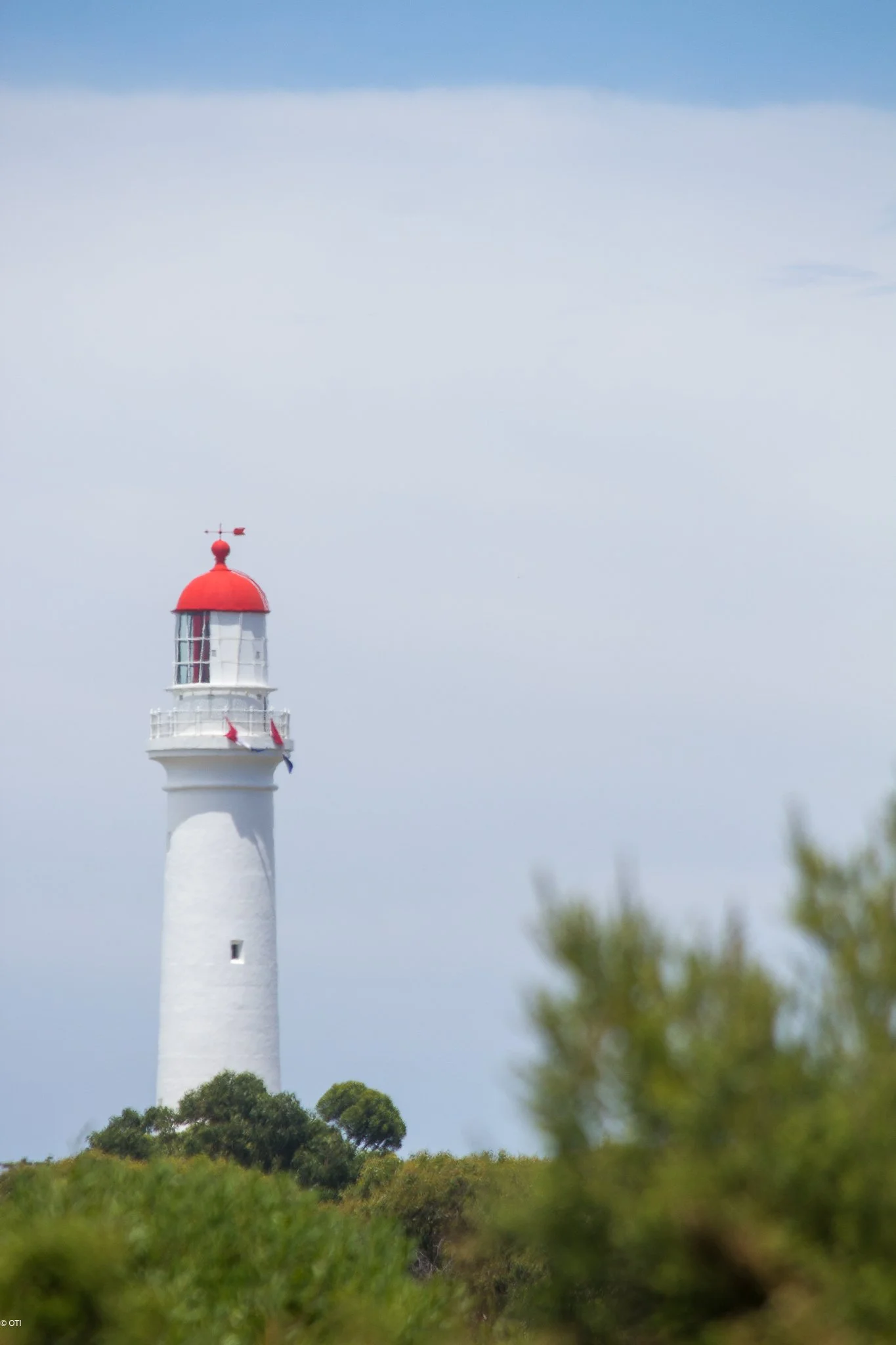 Split Point Lighthouse in Lorne - Queenscliff Coastal Reserve - Aireys Inlet, Victoria - Australia.