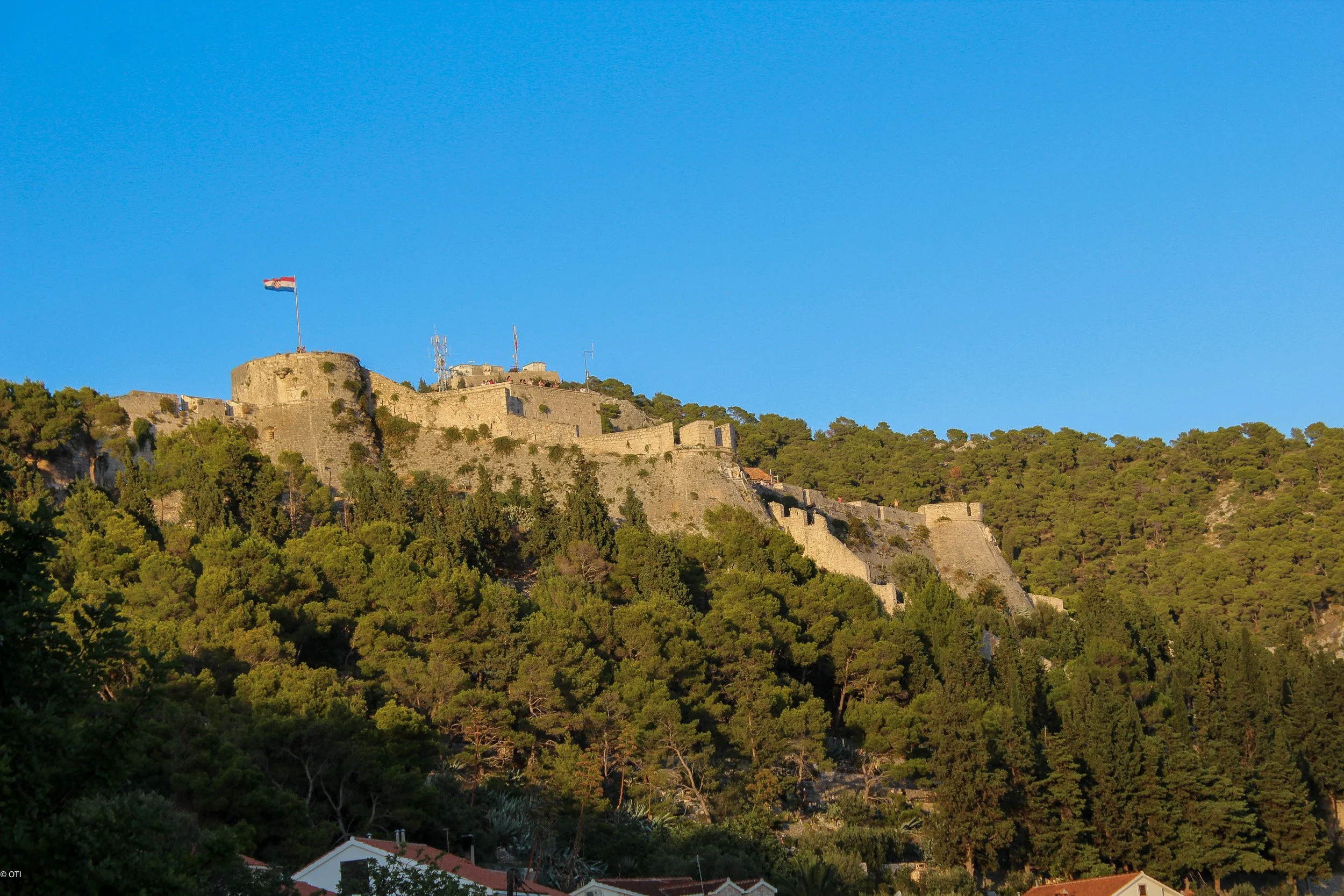 Španjola Fortress in Hvar, Croatia.