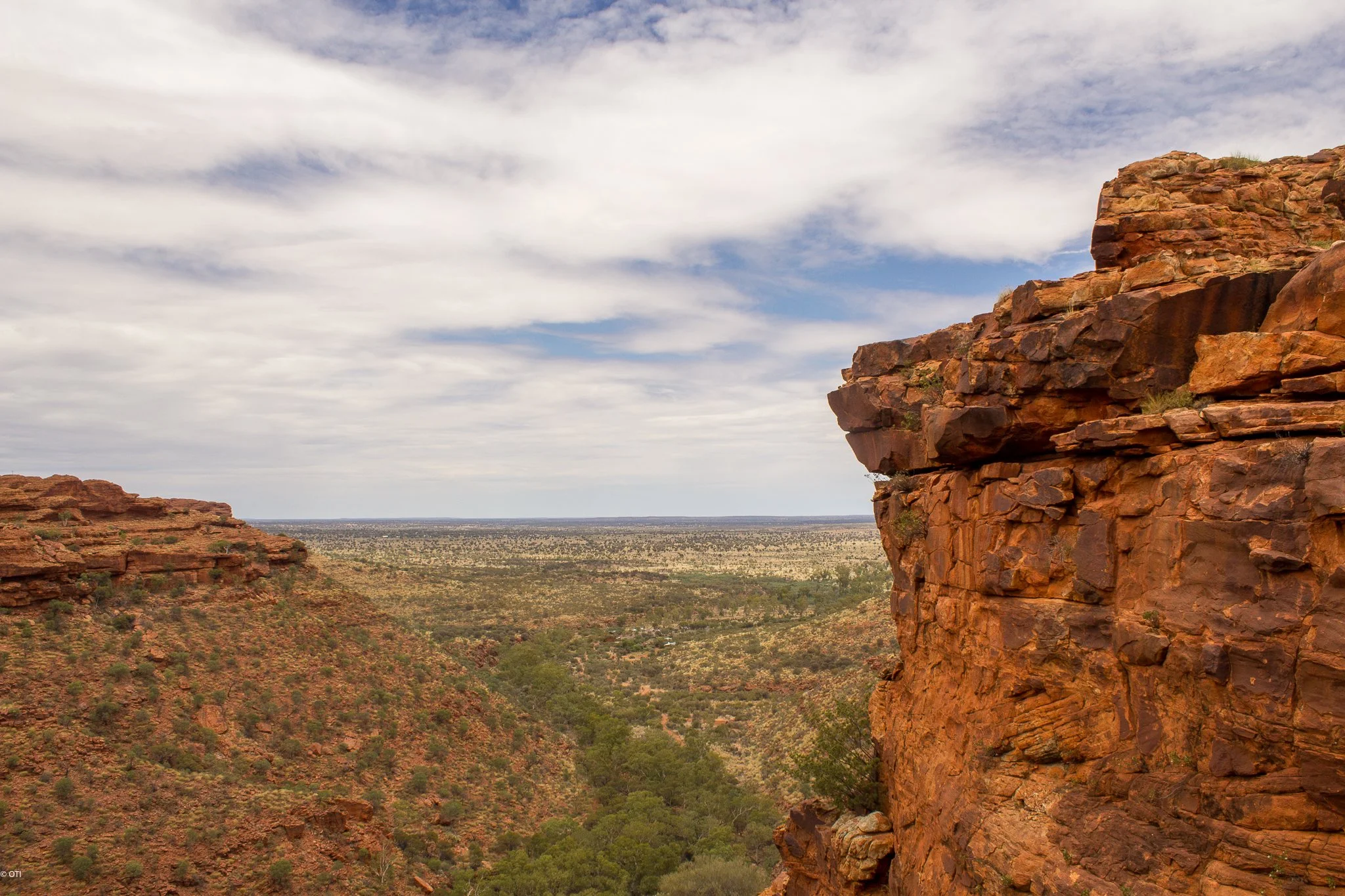 Kings Canyon in Watarrka National Park - Northern Territory, Australia.