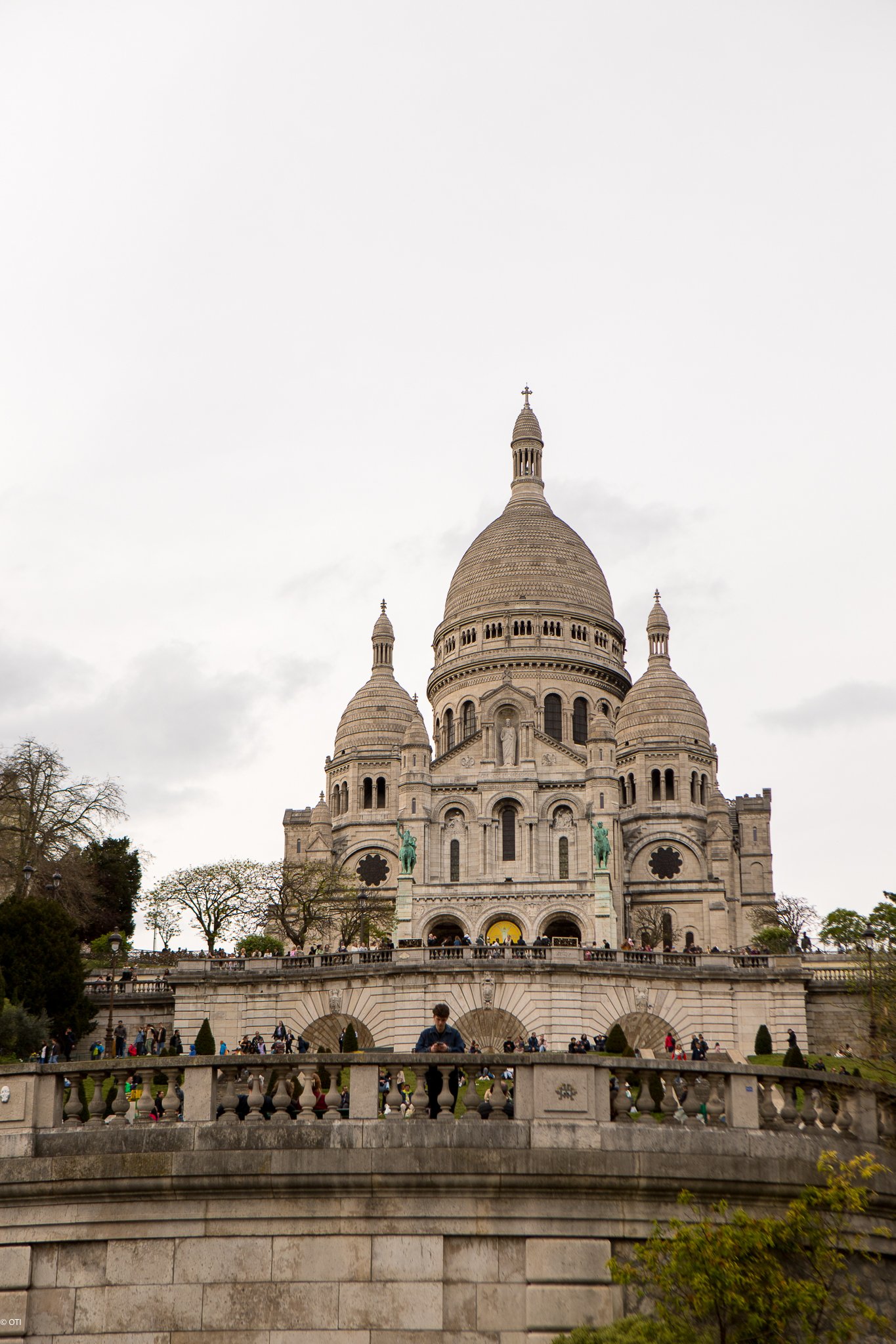 Basilica of the Sacred Heart of Montmartrein Paris, France.