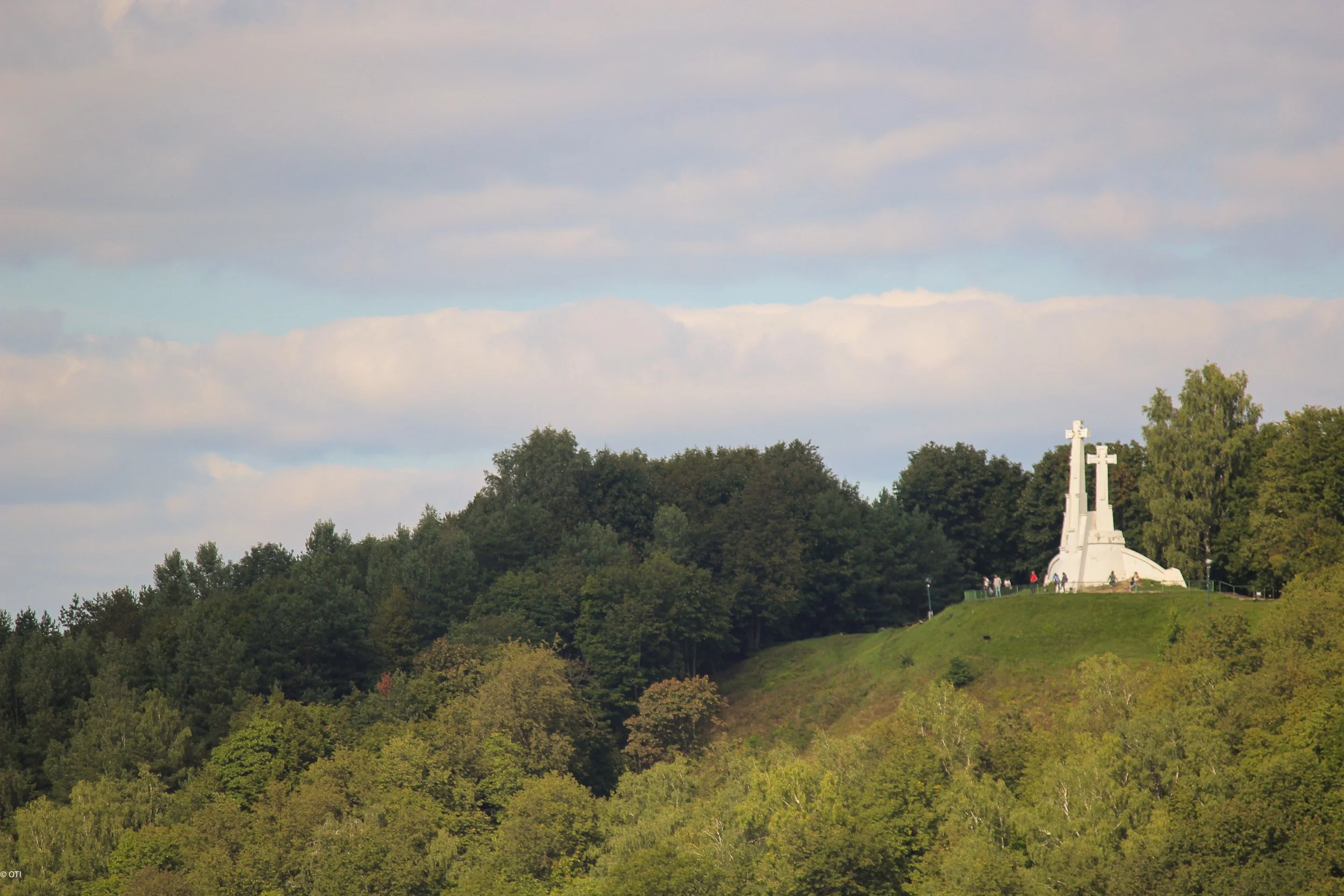 Three Crosses Monument in Vilnius, Lithuania