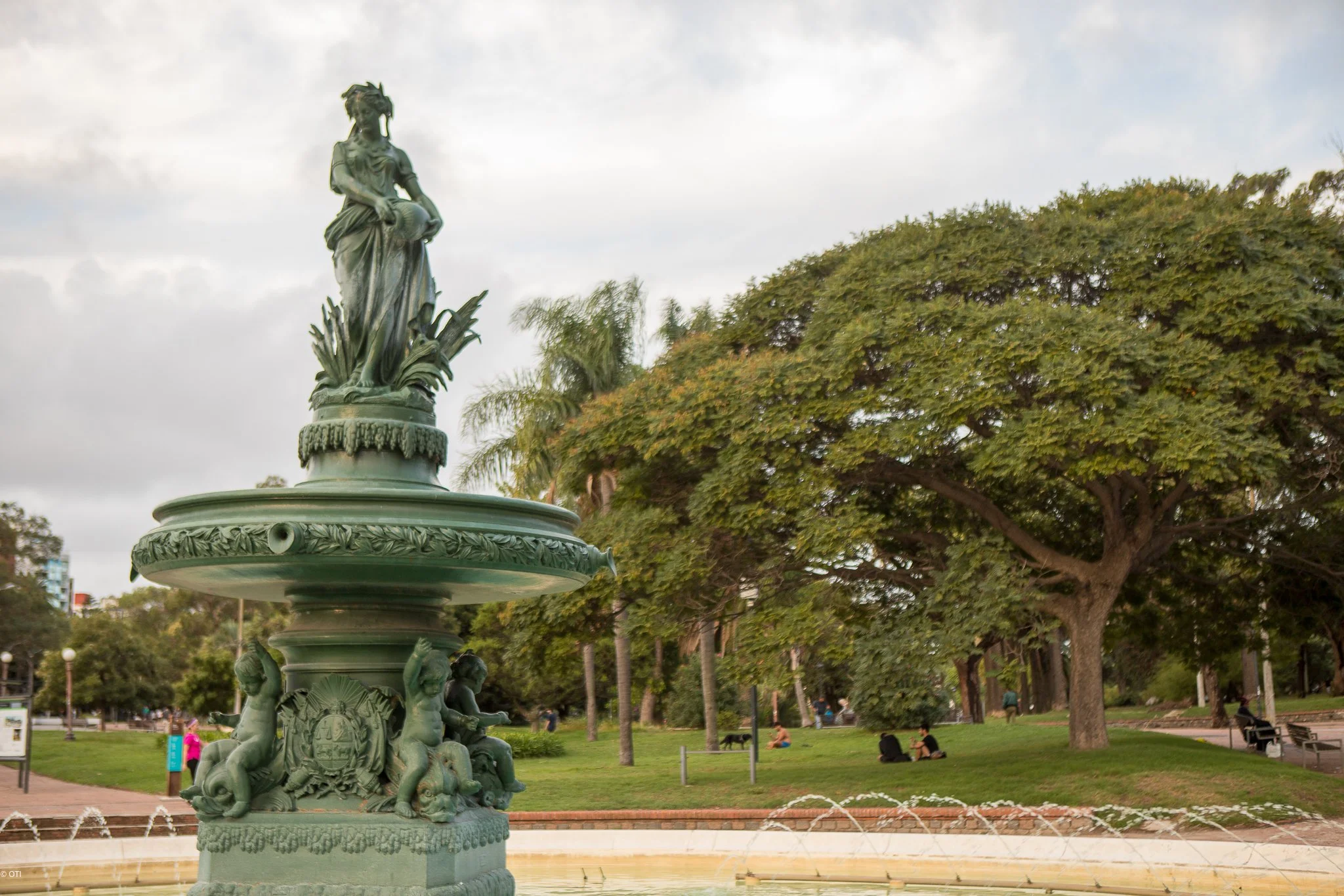 Parque Jose Enrique Rodó in Montevideo, Uruguay