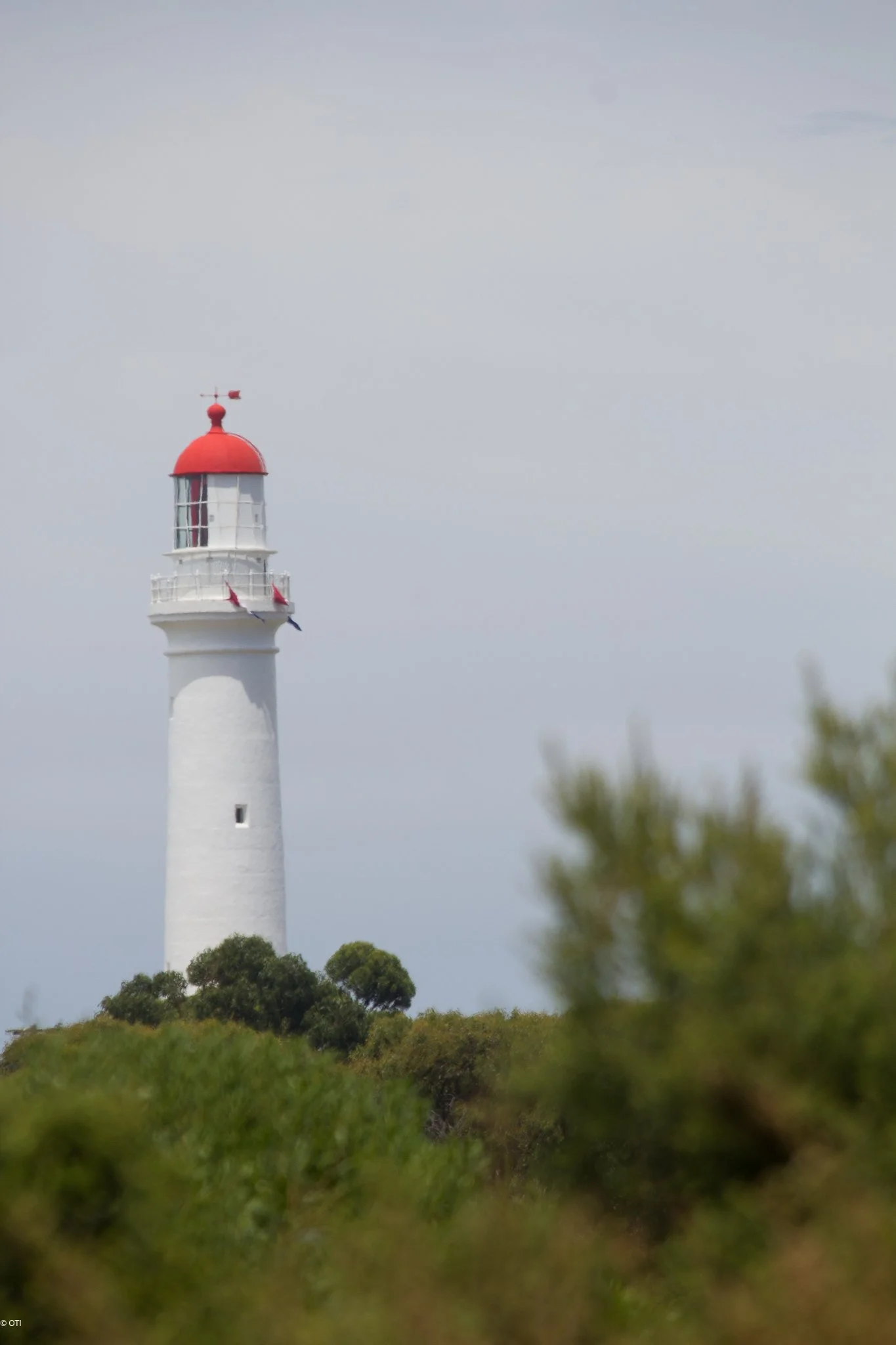 Split Point Lighthouse in Lorne - Queenscliff Coastal Reserve - Aireys Inlet, Victoria - Australia.