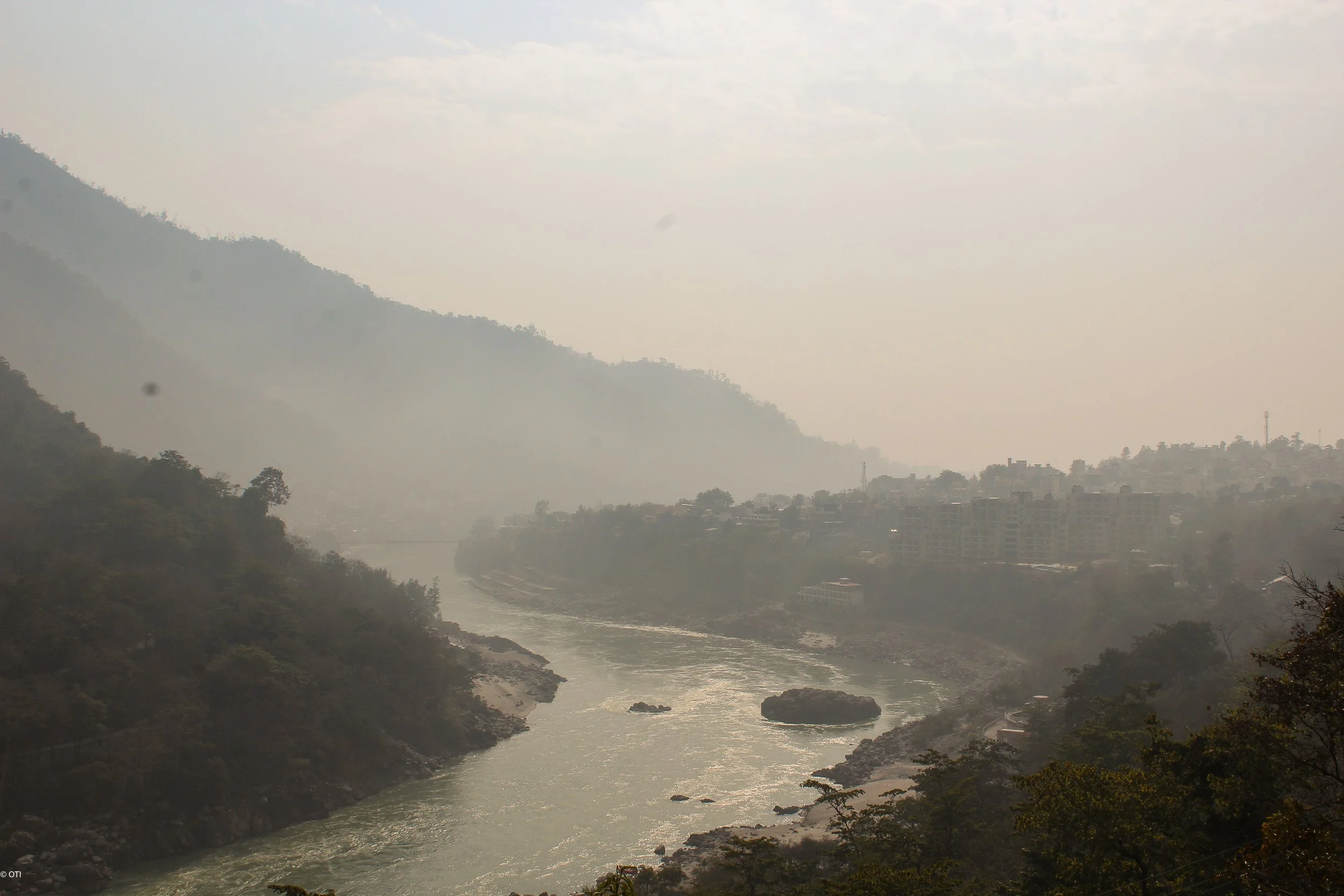 Ganges River near Rishikesh, India
