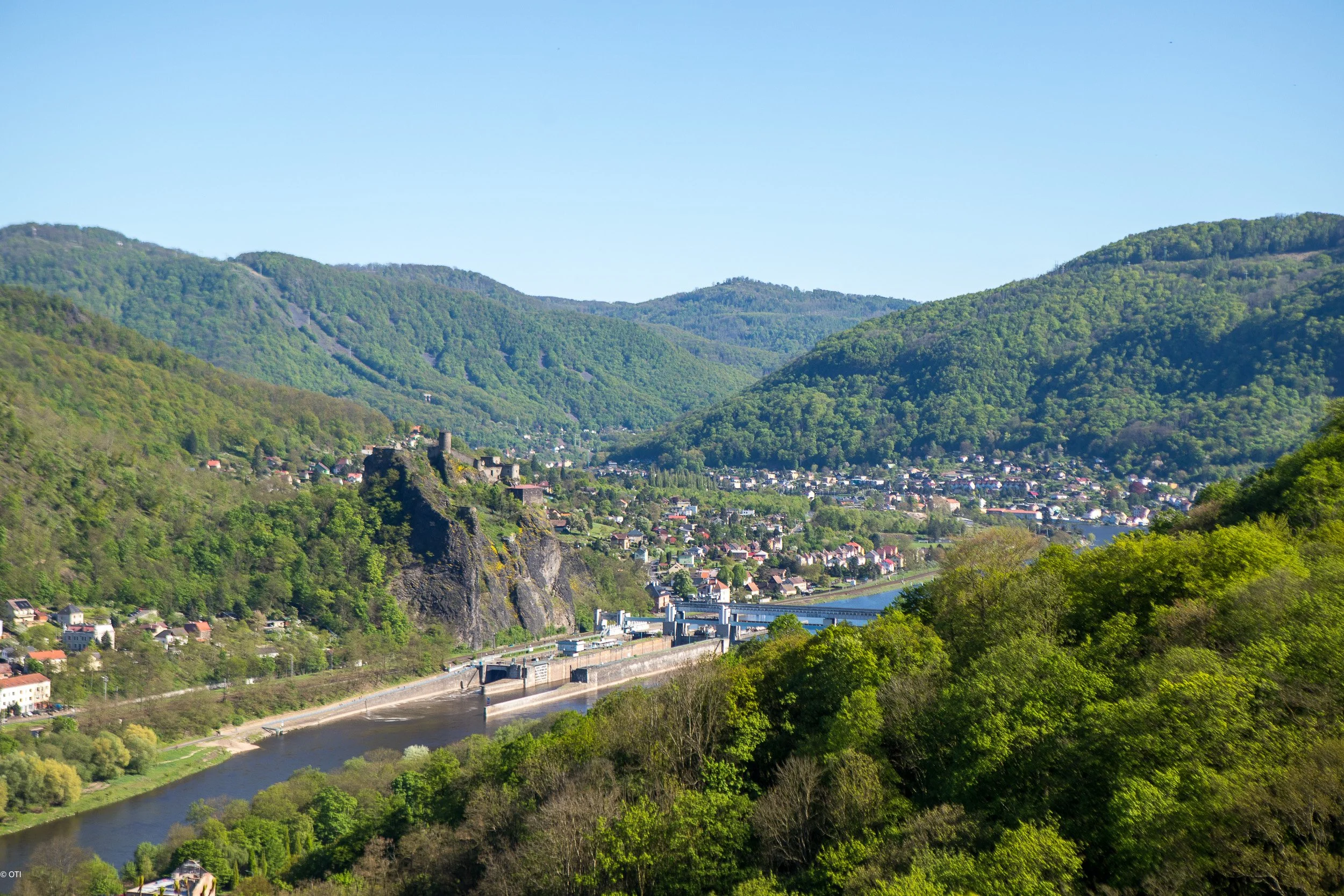 Hrad Střekov in Ústí nad Labem