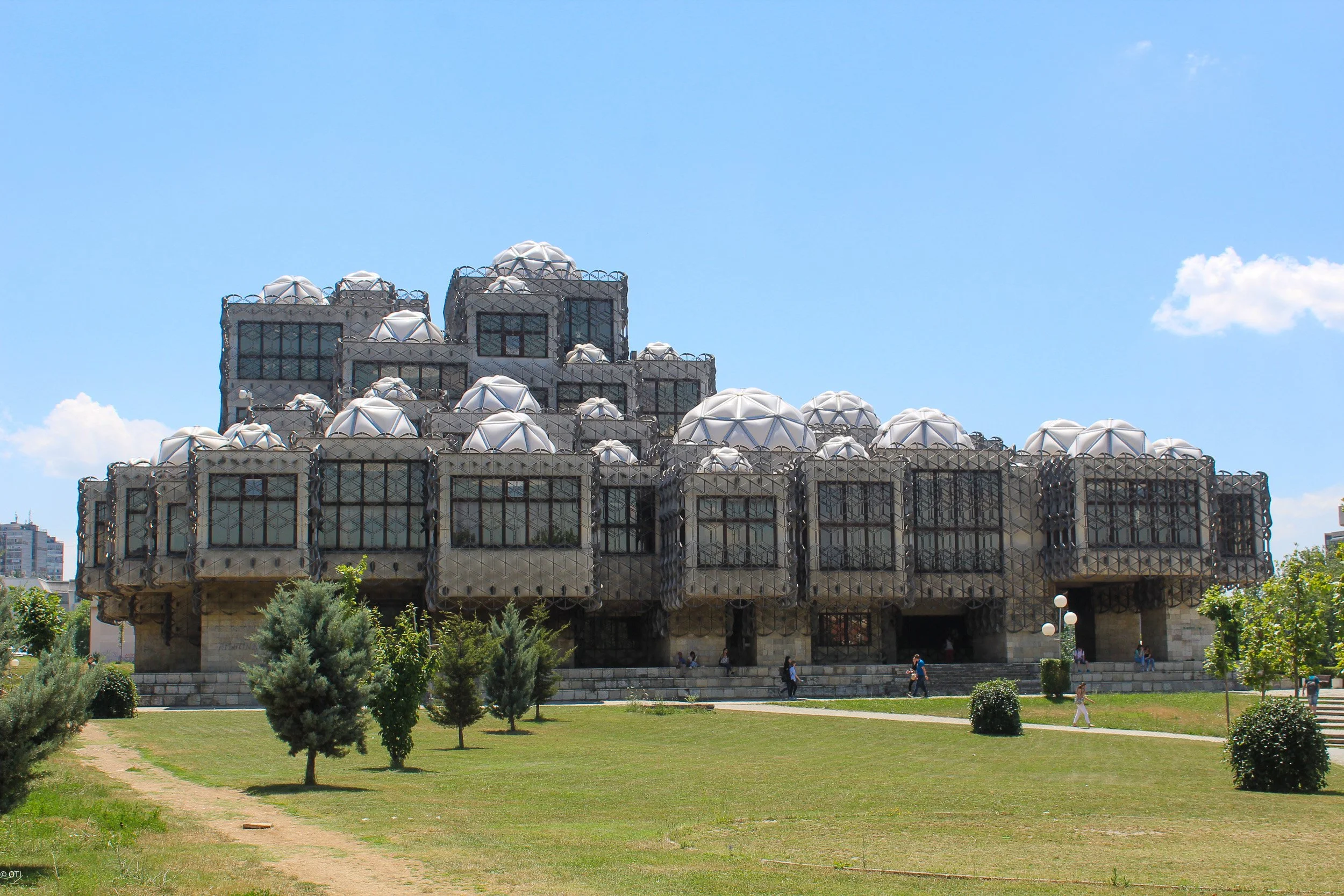 Kosovo National Library in Pristina, Kosovo
