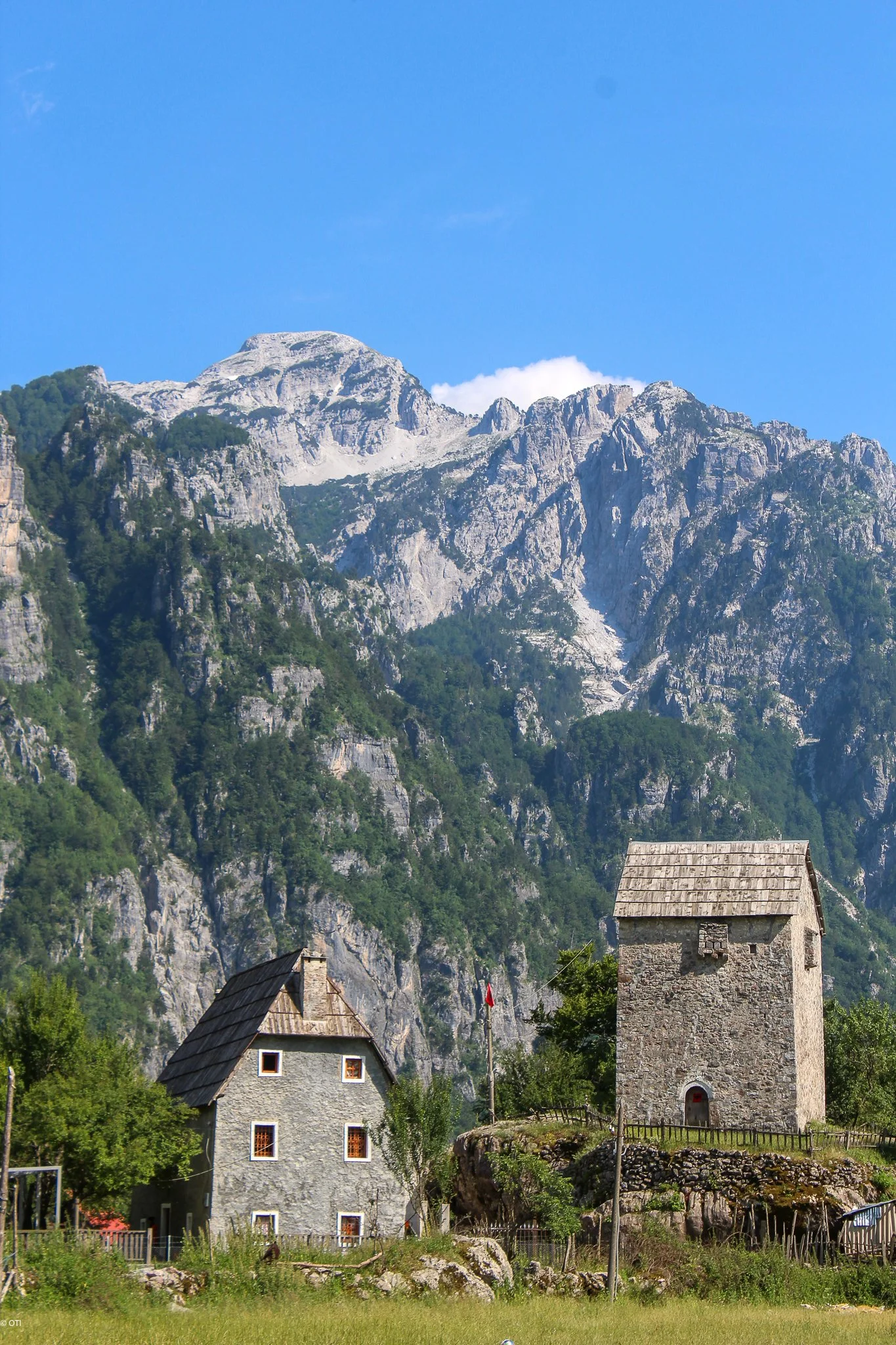 Homes in Theth, Albania