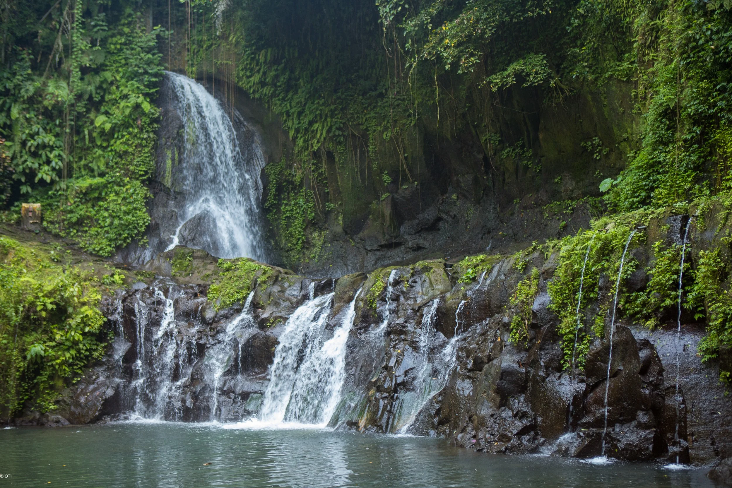 Taman Sari Waterfall in Bakbakan - Bali, Indonesia.