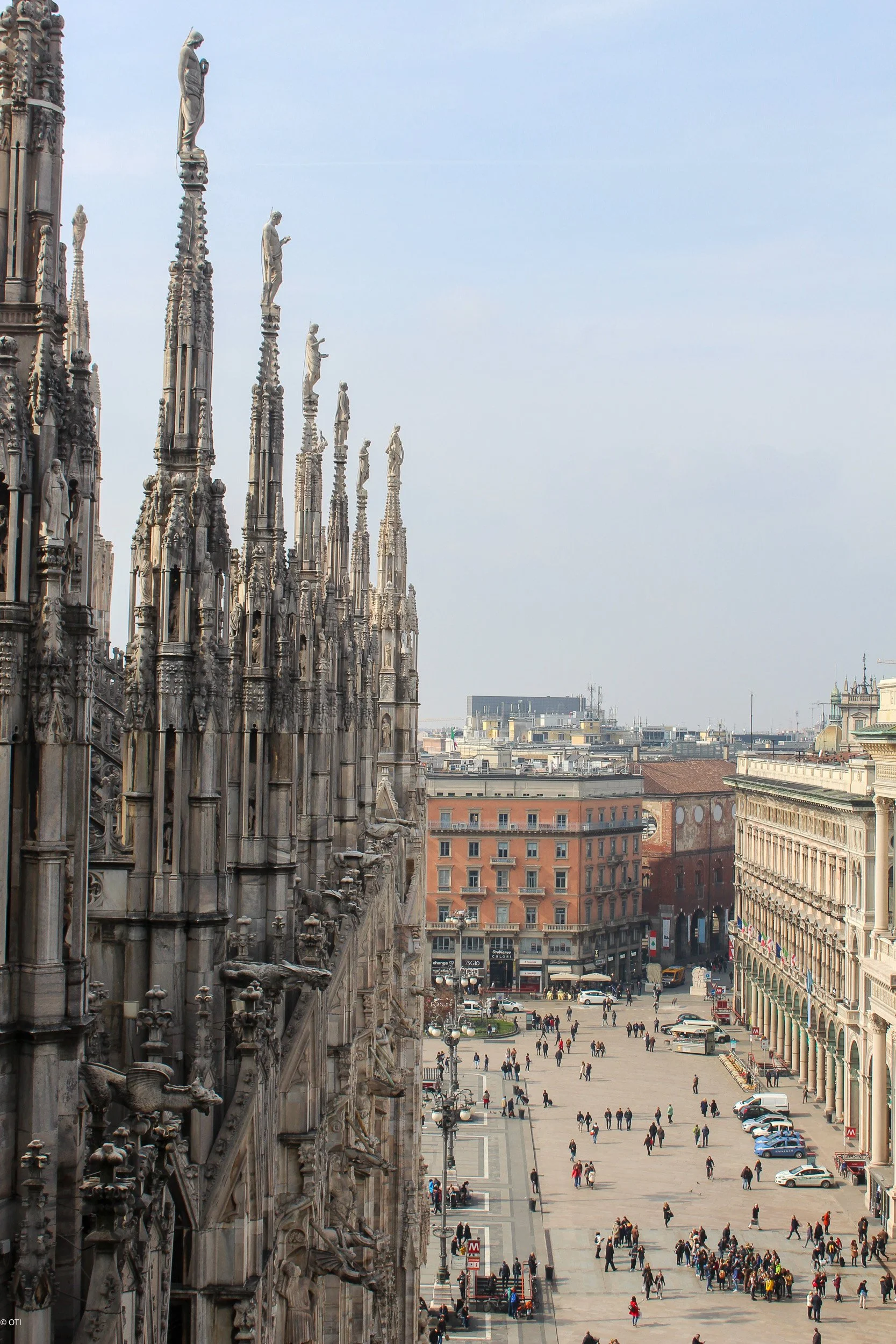 Piazza del Duomo in Milan, Italy.