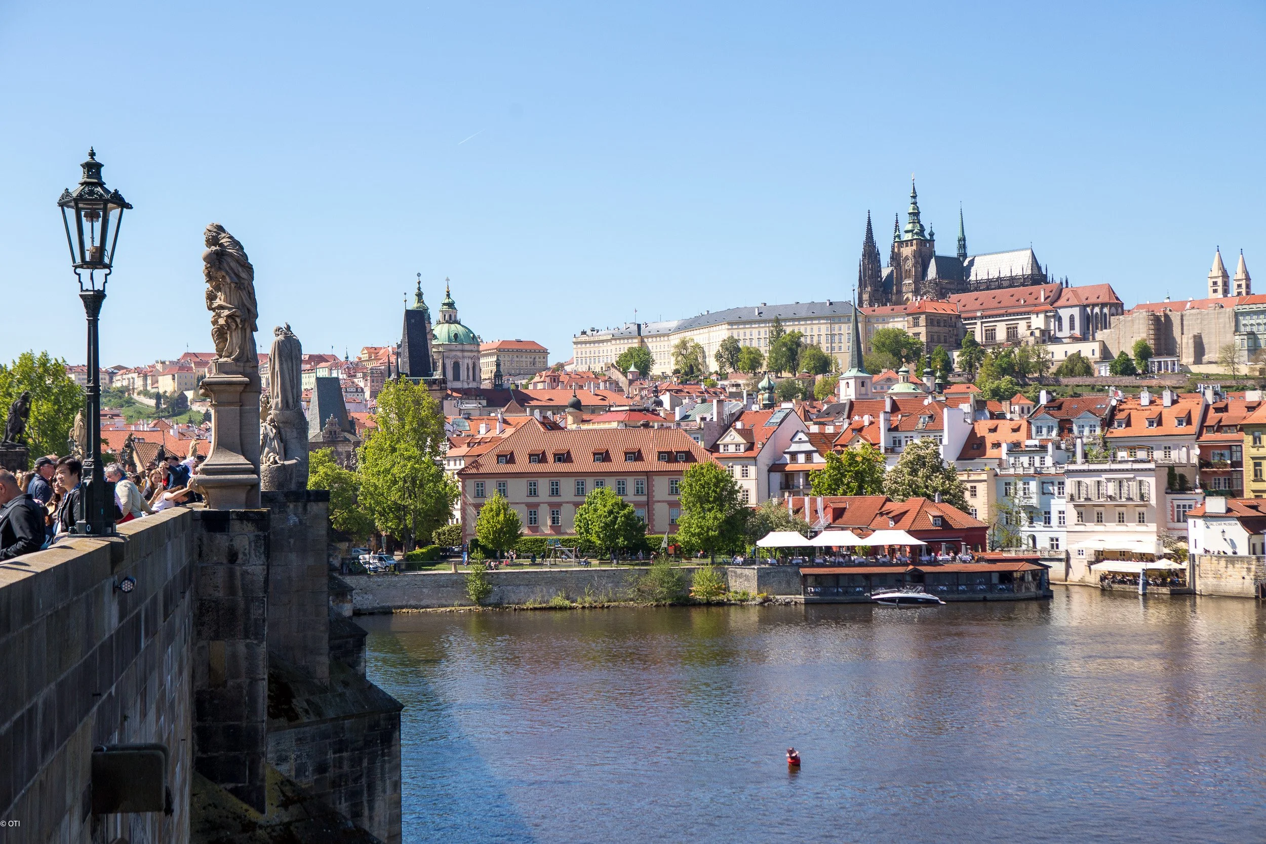 The Charles Bridge in Prague, Czechia