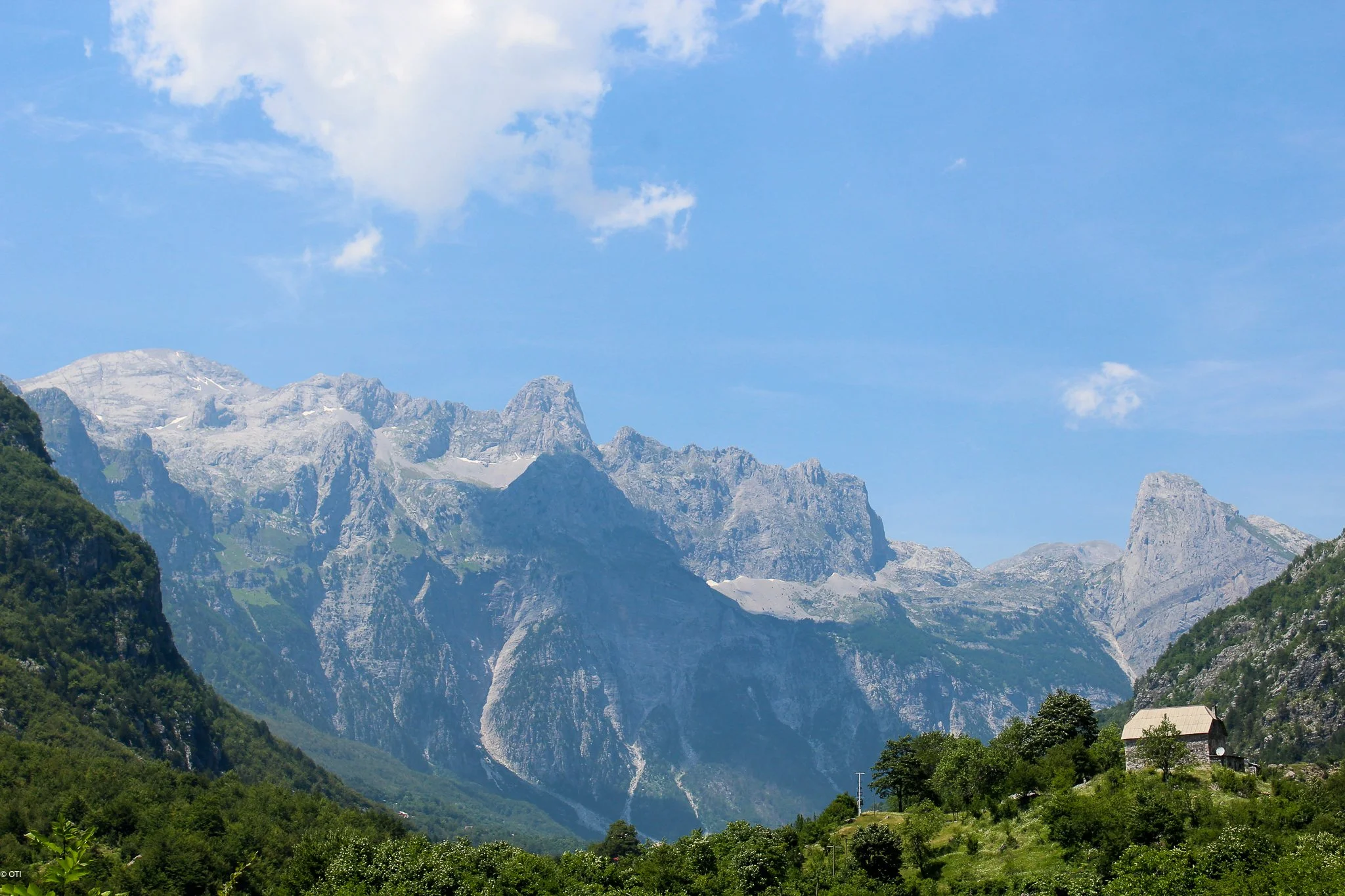 The Accursed Mountains near Theth, Albania