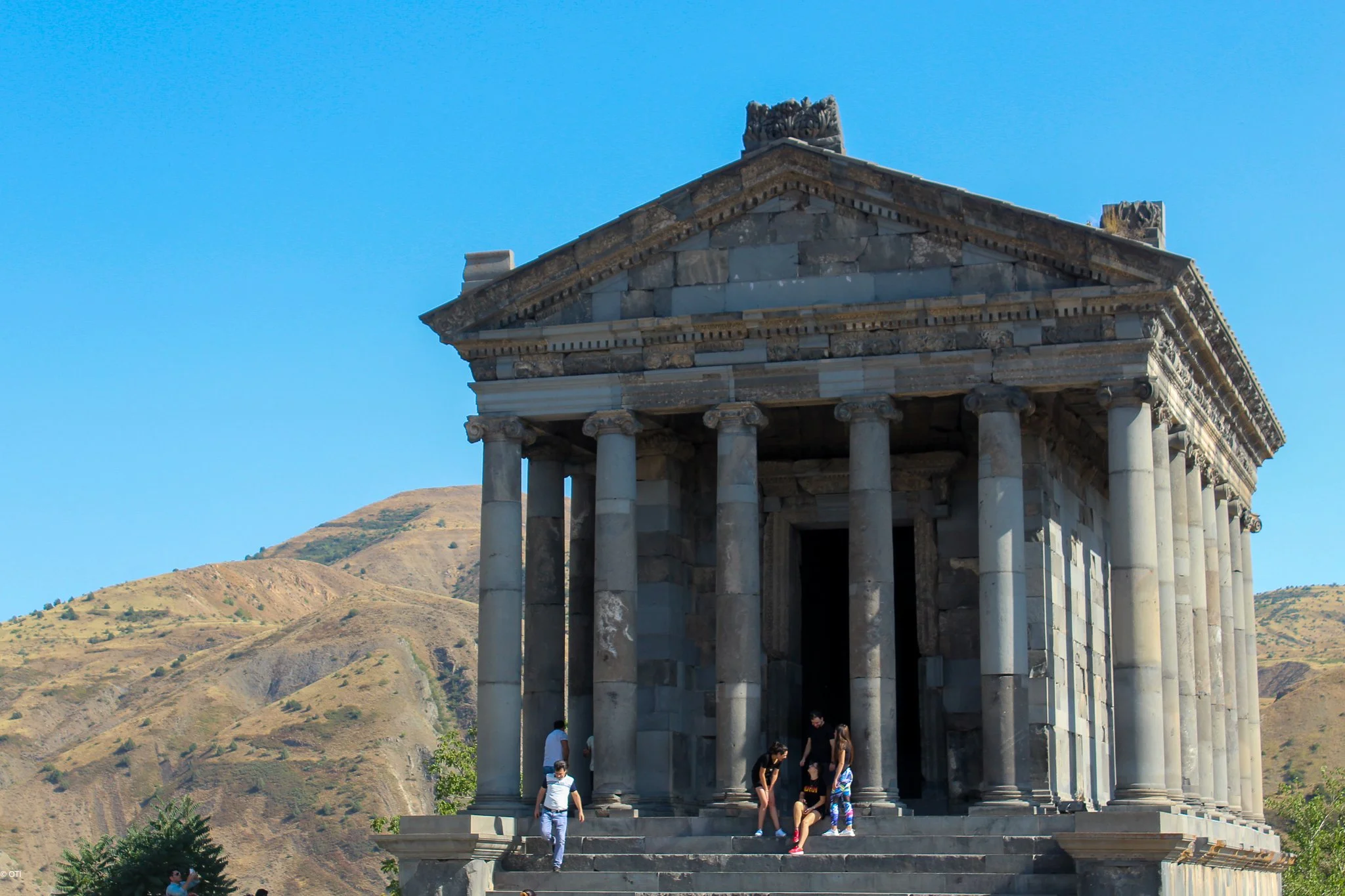 Garni Temple in Garni, Armenia.