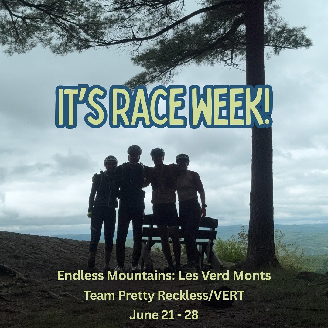 It&rsquo;s race week! 
And next week is race week too because this race lasts for a week!!

I will be racing on Team Pretty Reckless/VERT at the @rootstockracing Endless Mountains Adventure Race, from June 21 ➡️?? We have 7 days to finish the race, s