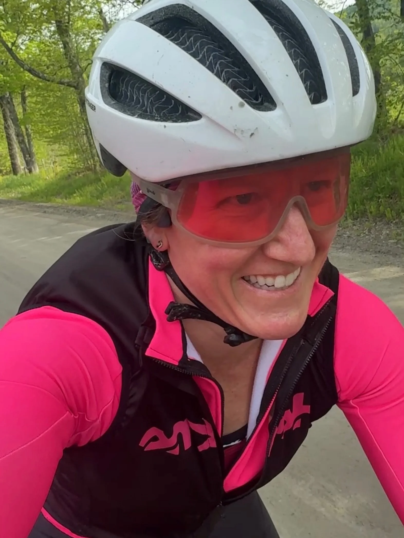 Squeeze into the &lsquo;ole spandex.
Hop on my 10 year old &ldquo;gravel&rdquo; bike.
Pedal hills til the legs are jello 💪

It&rsquo;s not always pretty but dang I am happy to be moving! 
I&rsquo;m excited for a summer of #findingfitness again 🙌 #l