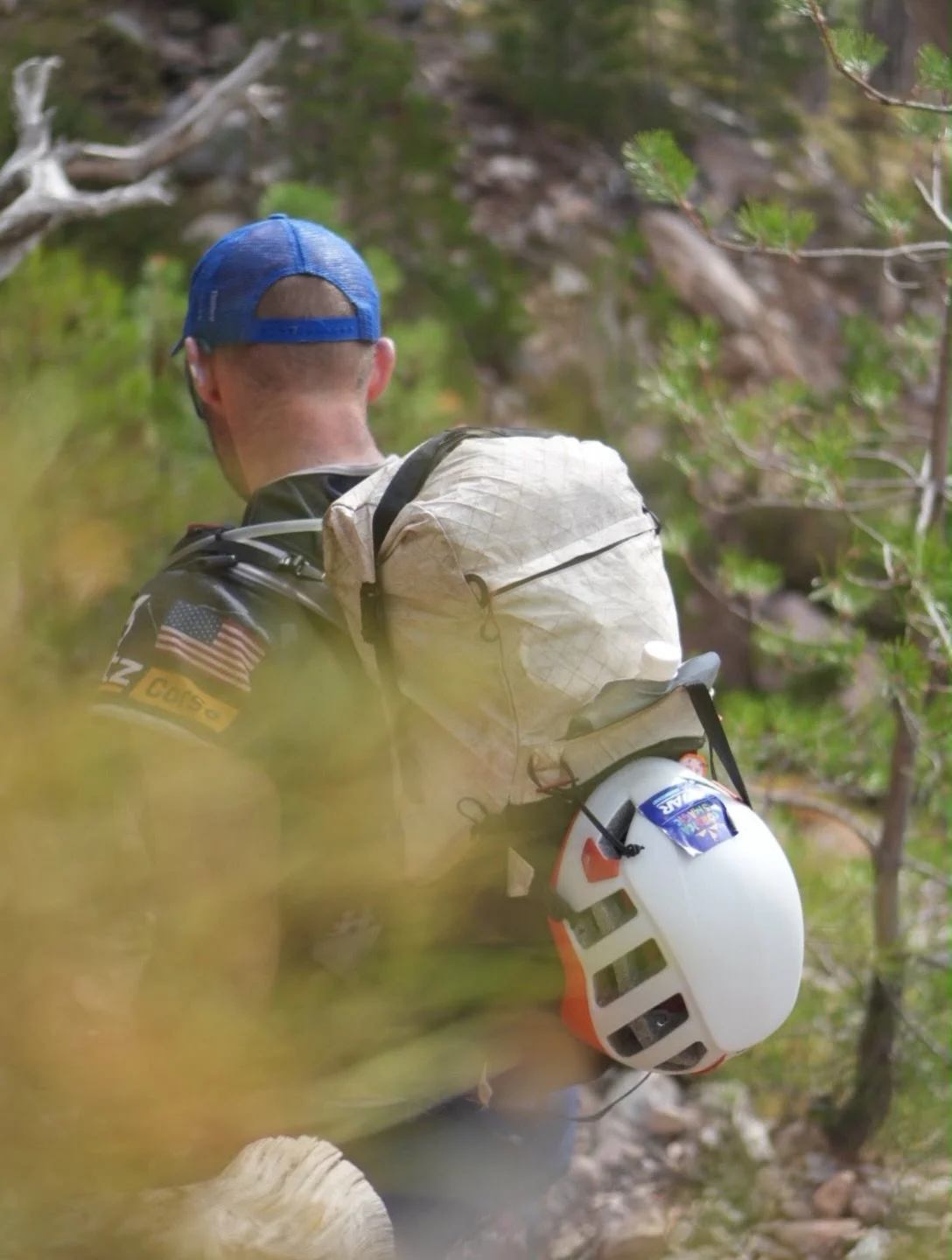 What was in Matt&rsquo;s pack, the lone man racing with 3 women?

A. 300 tampons &mdash; obviously our periods would sync during this week!
B. Medical supplies in case our uteruses fell out
C. Chick flicks in case we found somewhere for a spa &amp; m