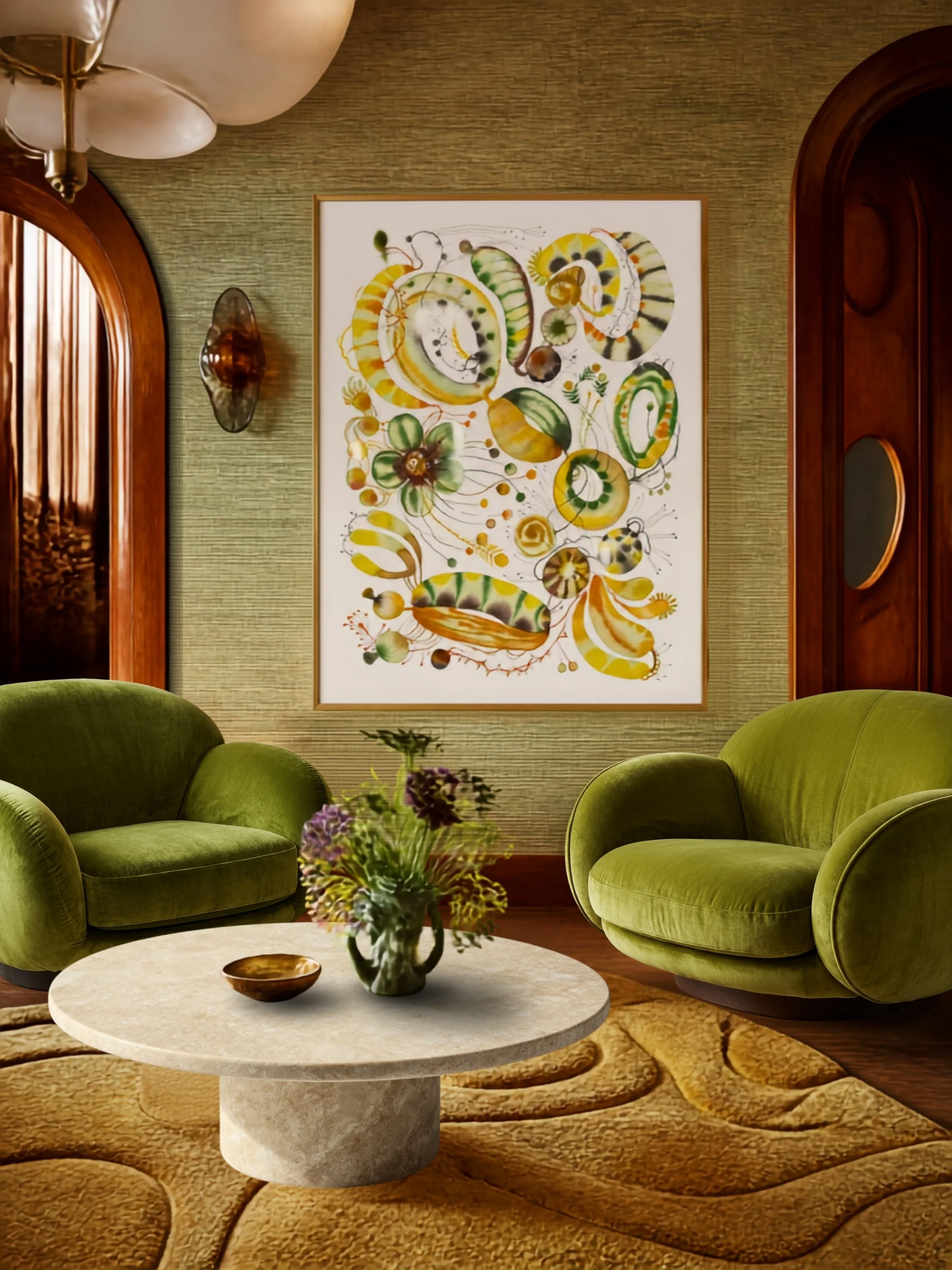 Deep-Sea Micro-Party Print