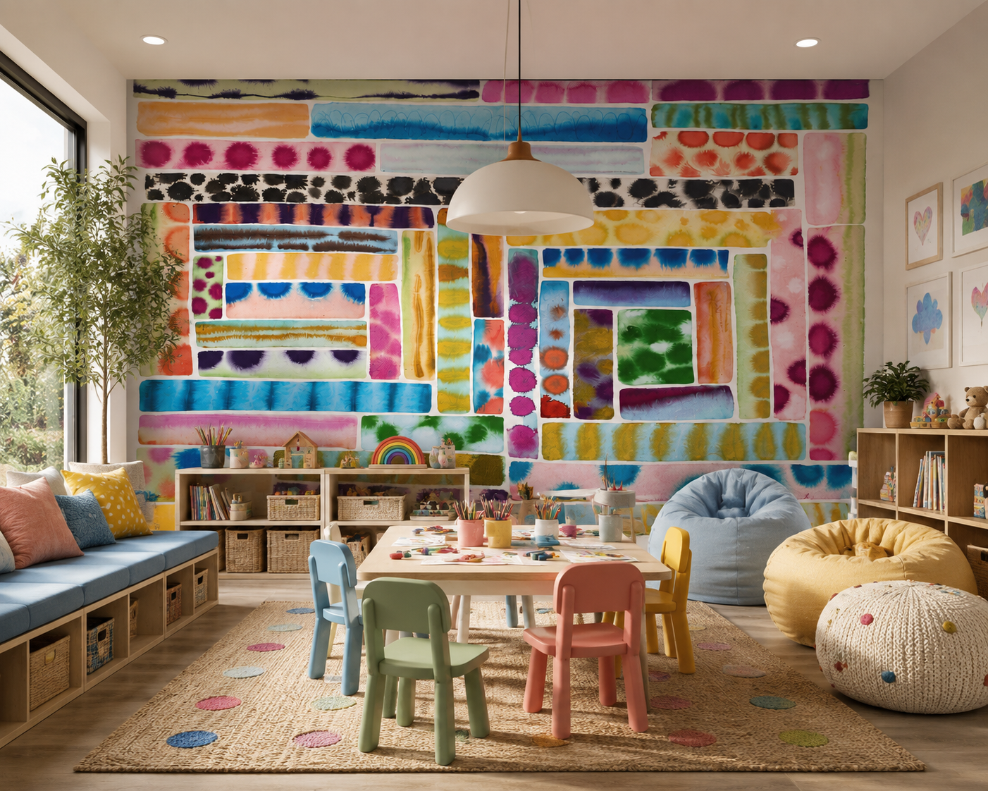 Water Quilt Mural