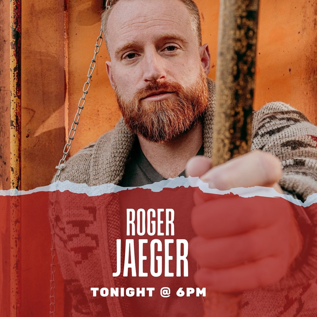 Make your Monday feel a little less&hellip; Monday! Join us tonight for live music from Roger Jaeger! He&rsquo;ll kick things off at 6pm. We hope to see you there! 🎶🤩