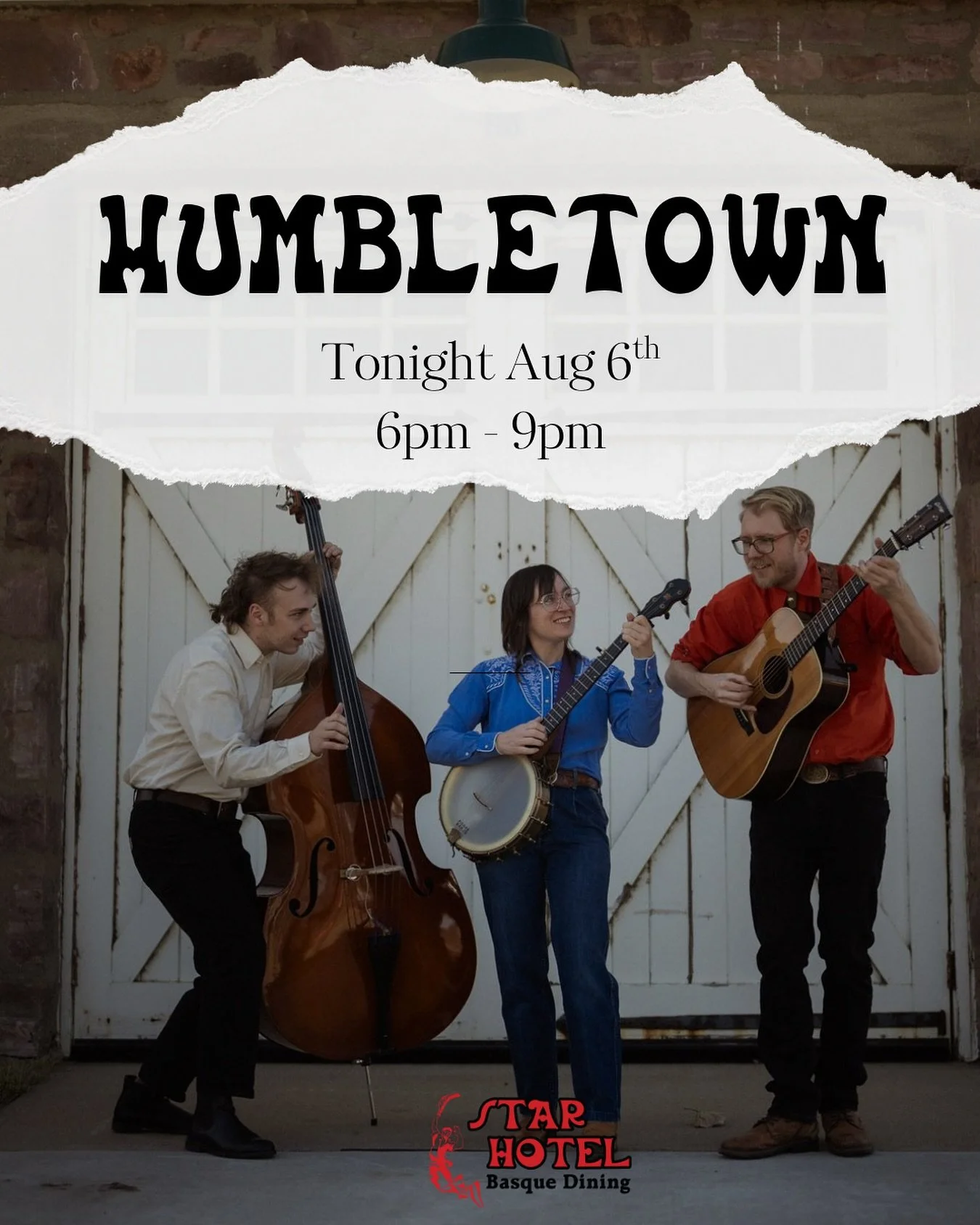 In need of a Tuesday pick-me-up? We&rsquo;ve got just the thing &mdash; live music from the talented South Dakota band, Humbletown!
Join us TONIGHT from 6&ndash;9 PM for some awesome folky bluegrass tunes!