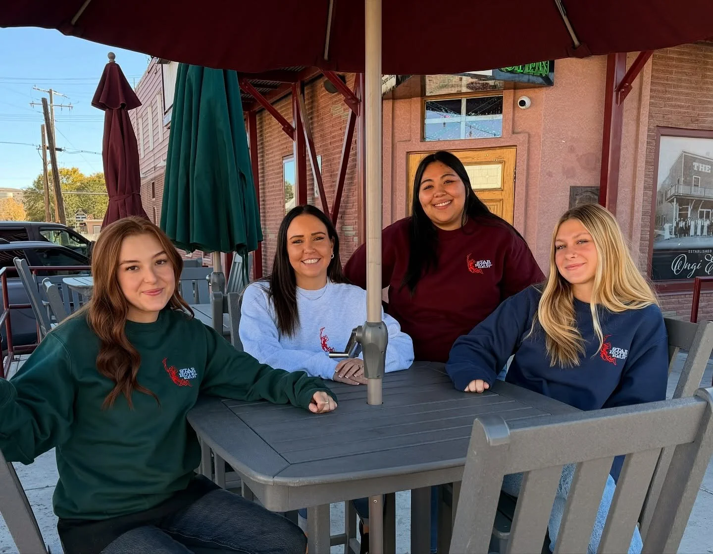 Cozy up, Star Hotel style. Our crew neck sweatshirts are soft, warm, and perfect for sweater weather in Elko. Grab yours before they&rsquo;re gone!