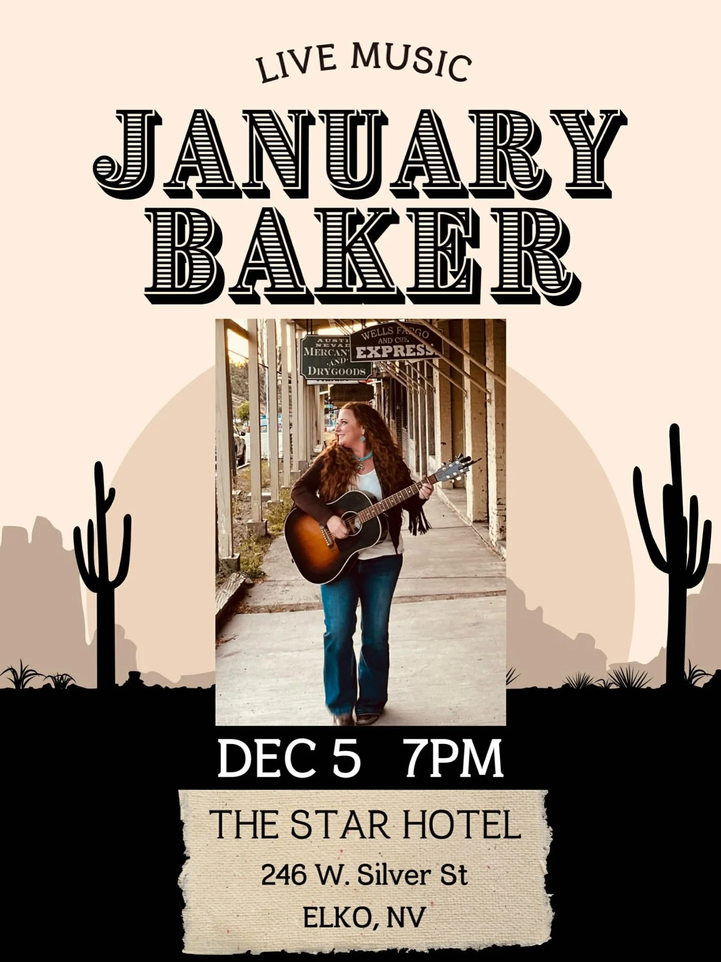 Join us for an evening of great food, drinks, and live tunes as January Baker takes the &ldquo;stage&rdquo; tomorrow at 7 PM! 🤠✨

Bring your friends, grab a seat, and enjoy a laid-back night filled with acoustic country music right in the heart of E