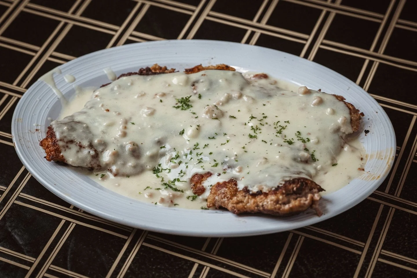 When the wind&rsquo;s got a bite and the high desert feels extra chilly, this is what we&rsquo;re craving.

Our chicken fried steak &mdash; hand-breaded, golden and crisp &mdash; topped with rich, house-made gravy. Comfort food that hits the spot eve