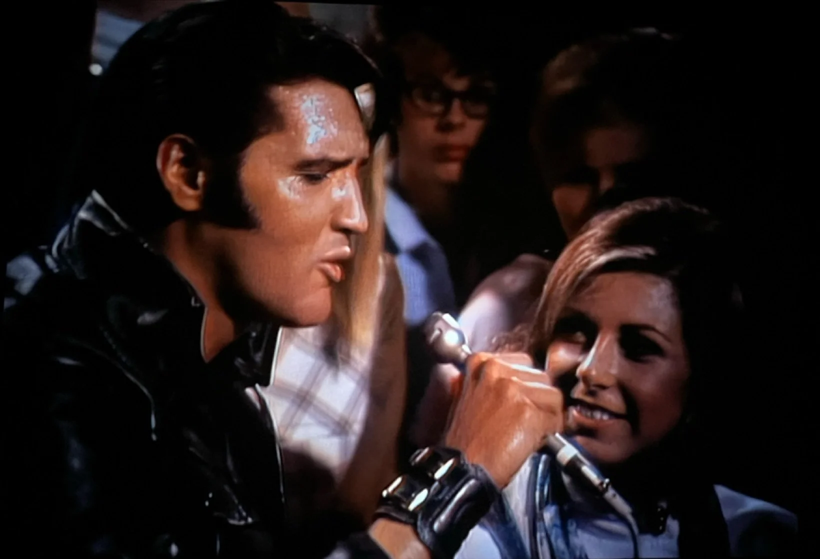 She&rsquo;s watching from the closest spot in the house. #elvistvspecial