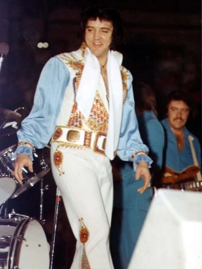 April 21, 1976 Kansas City, MO

Jumpsuit: White Egyptian Bird