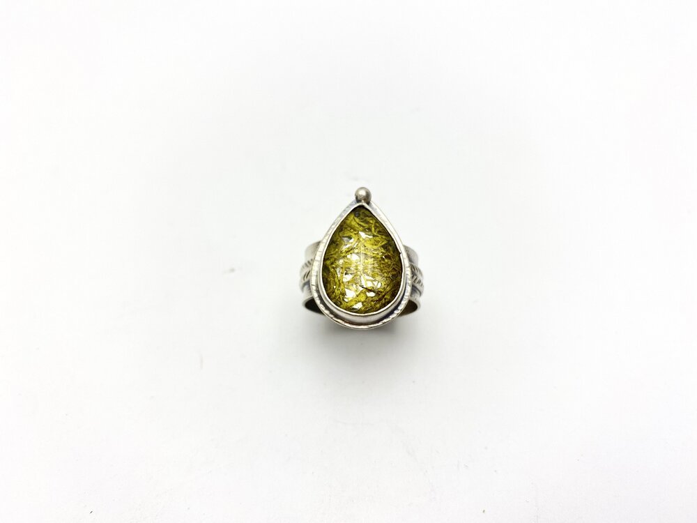 LICHEN RING, SIZE 8.5