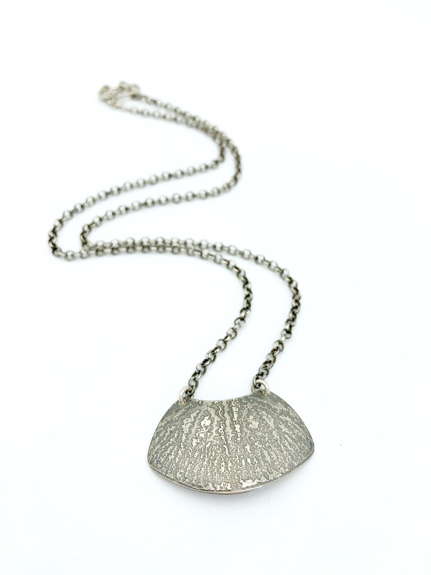 STAR CORAL SILVER PENDANT