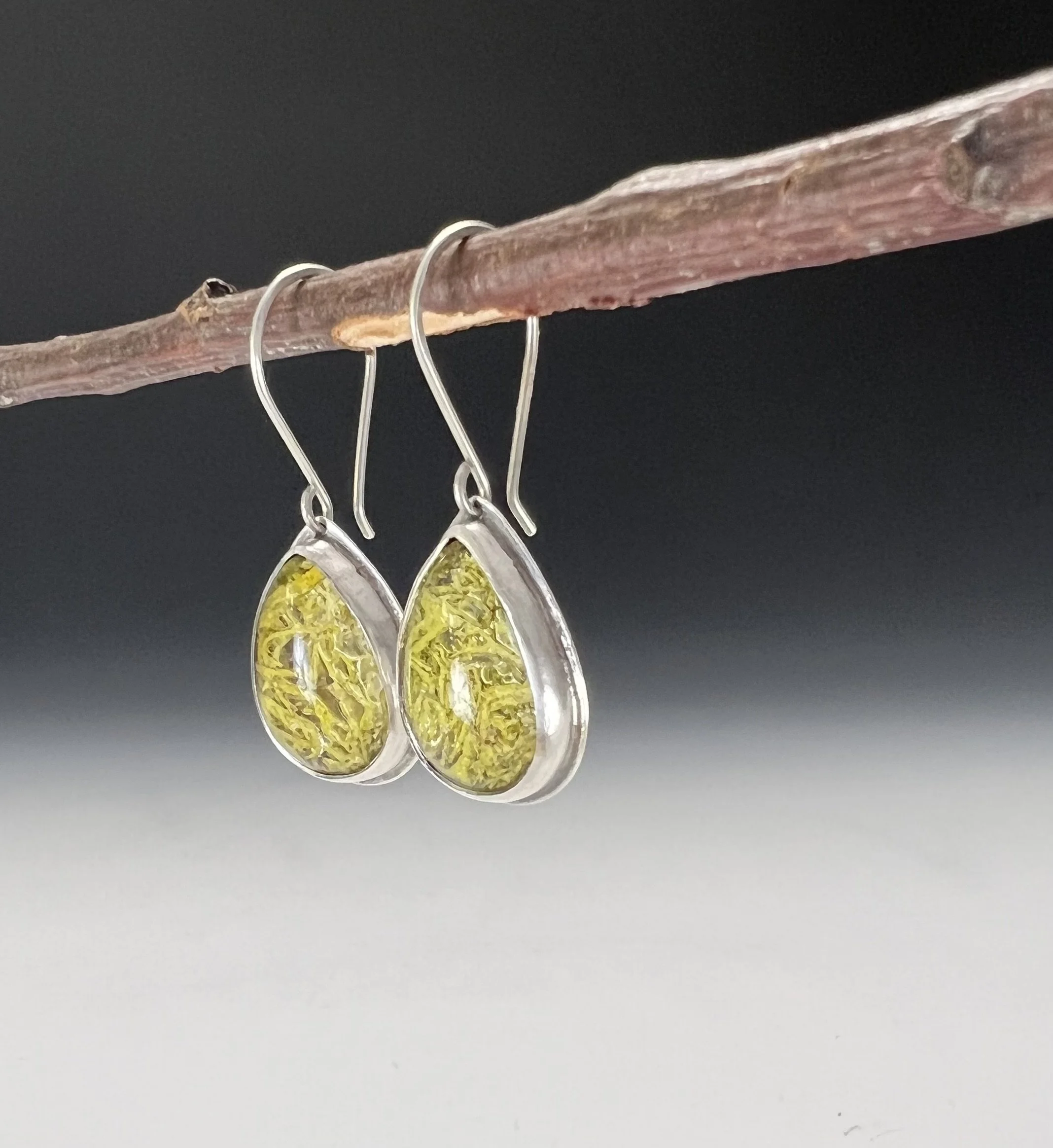 LICHEN DROP EARRINGS