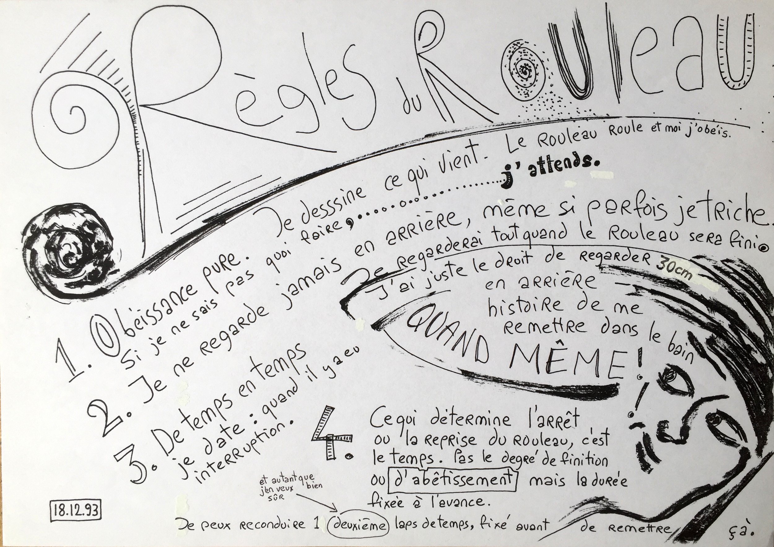 Tracé d'un journal règles