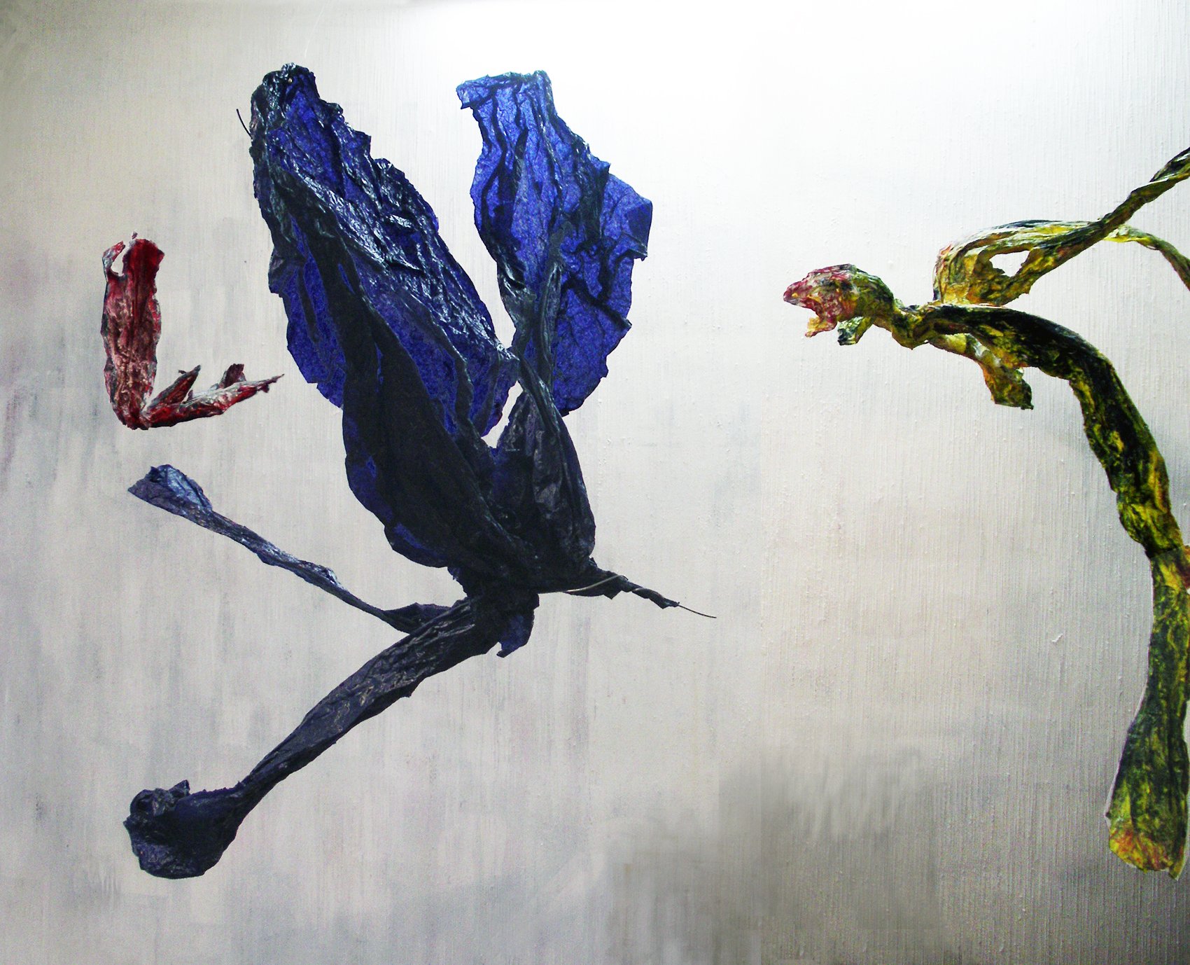 Combat d'oiseaux