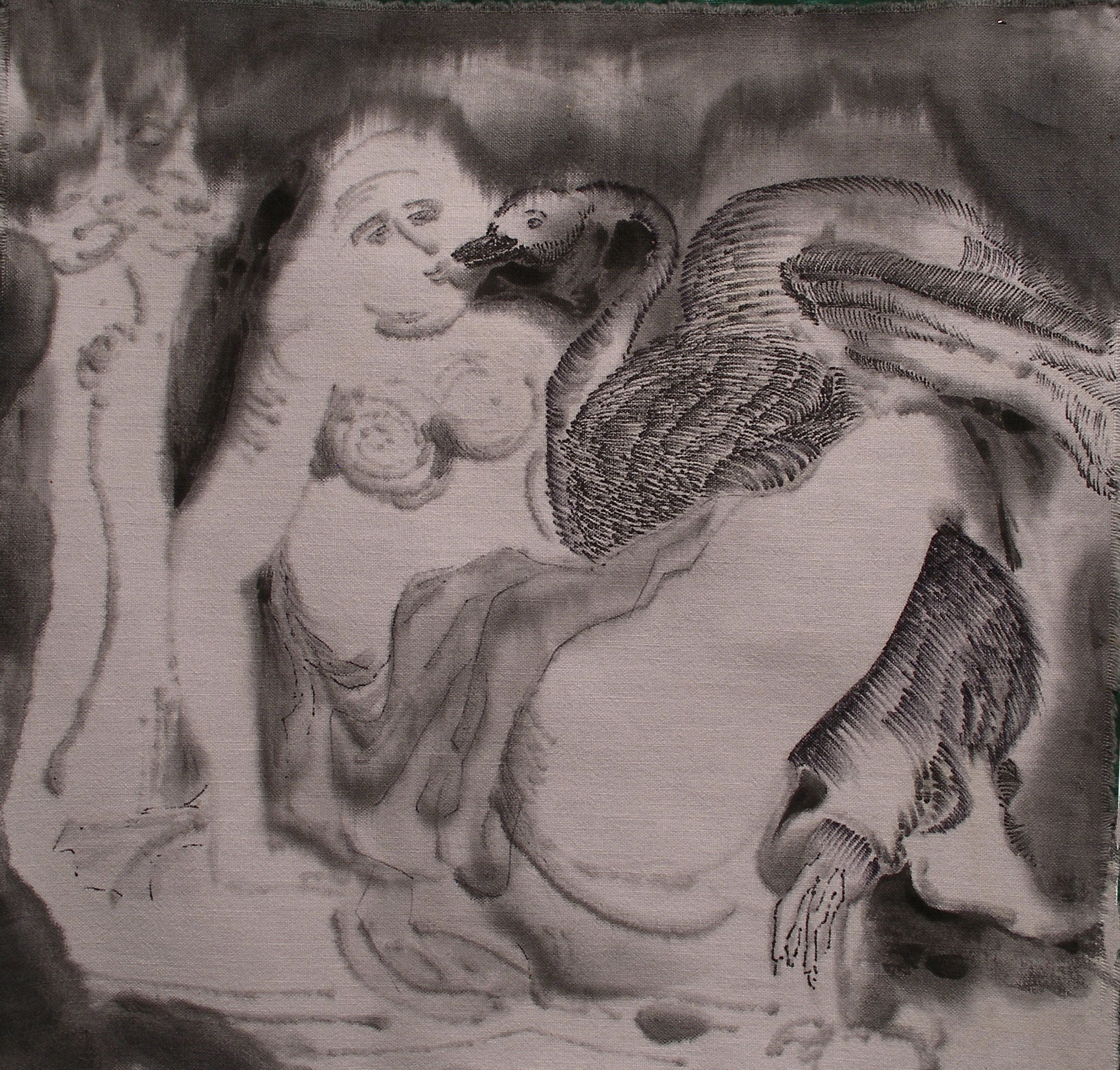 Léda et le Cygne détail