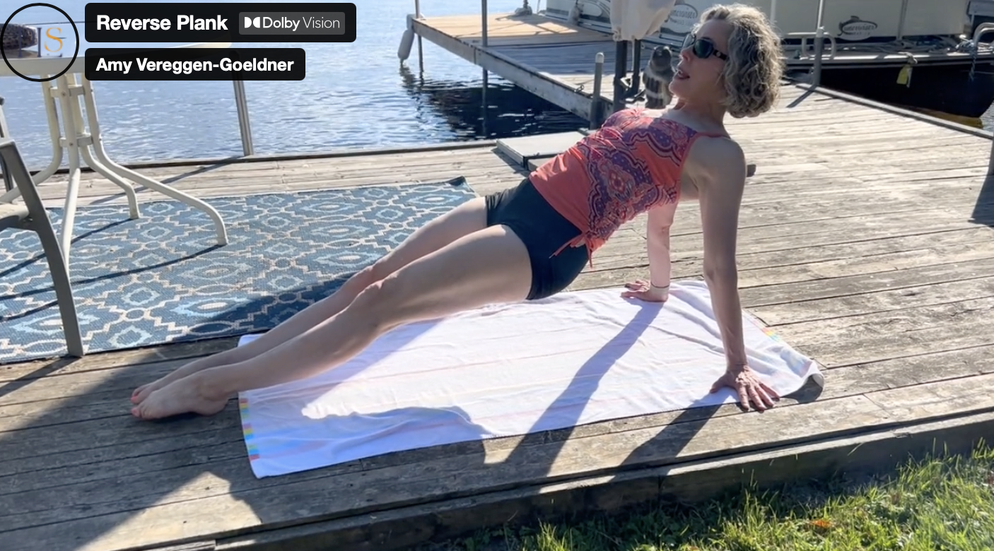 Reverse Plank for Correcting Shoulders and Pelvis
