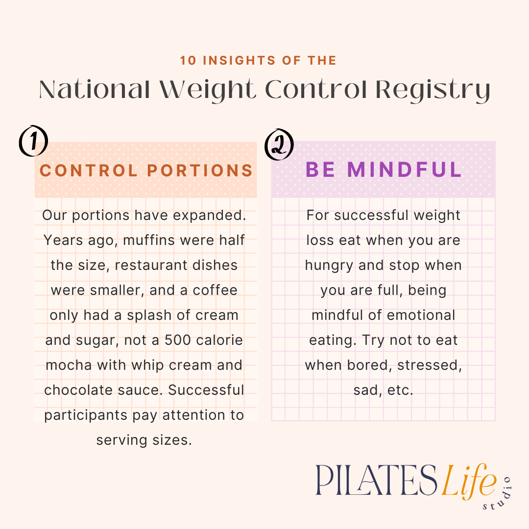 Registry Tracks Successful Losers of Weight — Pilates Life Studio