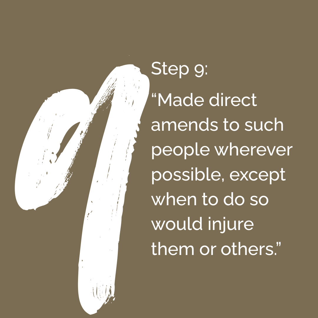 Step 9: Make Amends