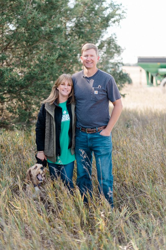  Drew Peterson and his wife, Lauren at his family farm. 