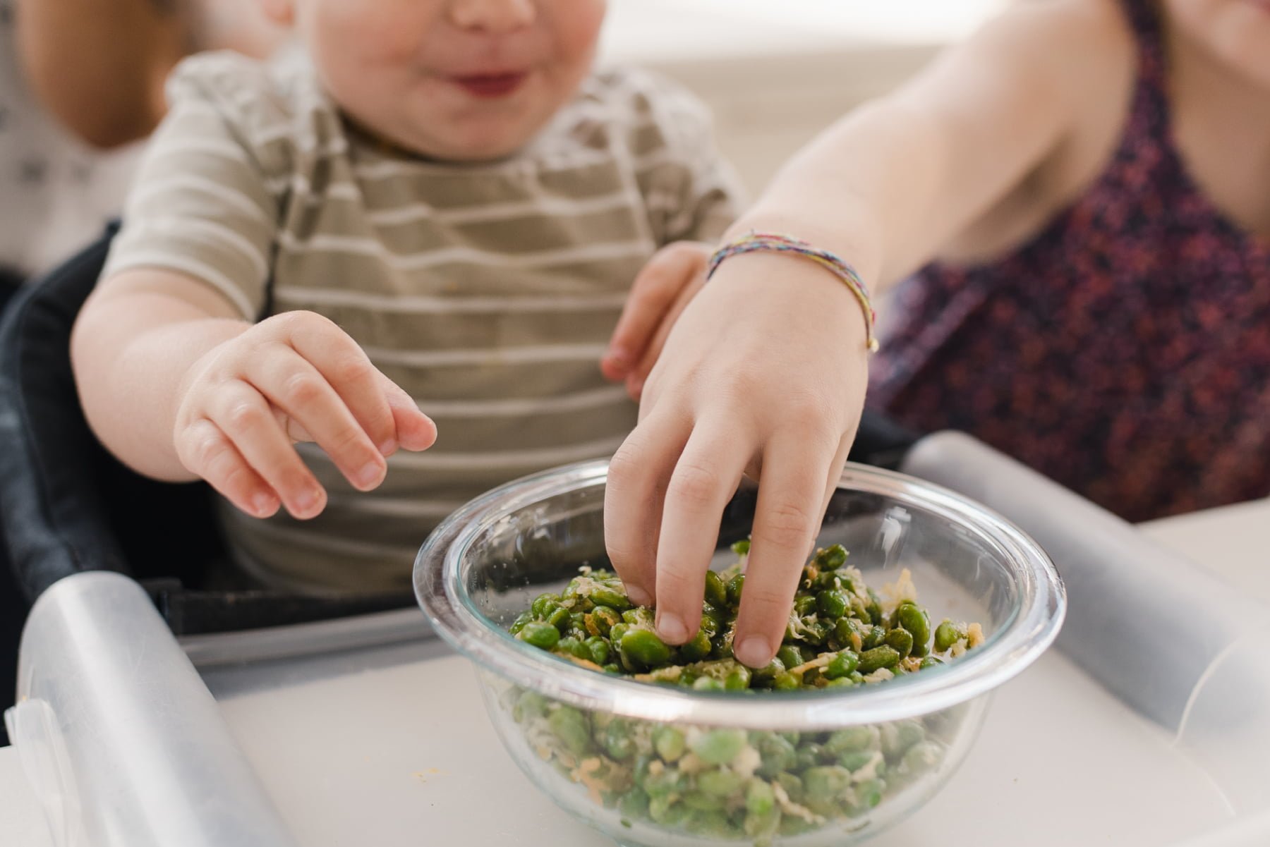 Baby Eating Soy