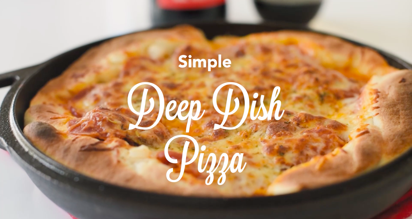 Cast Iron Deep Dish Pizza Pan Recipe, Recipe