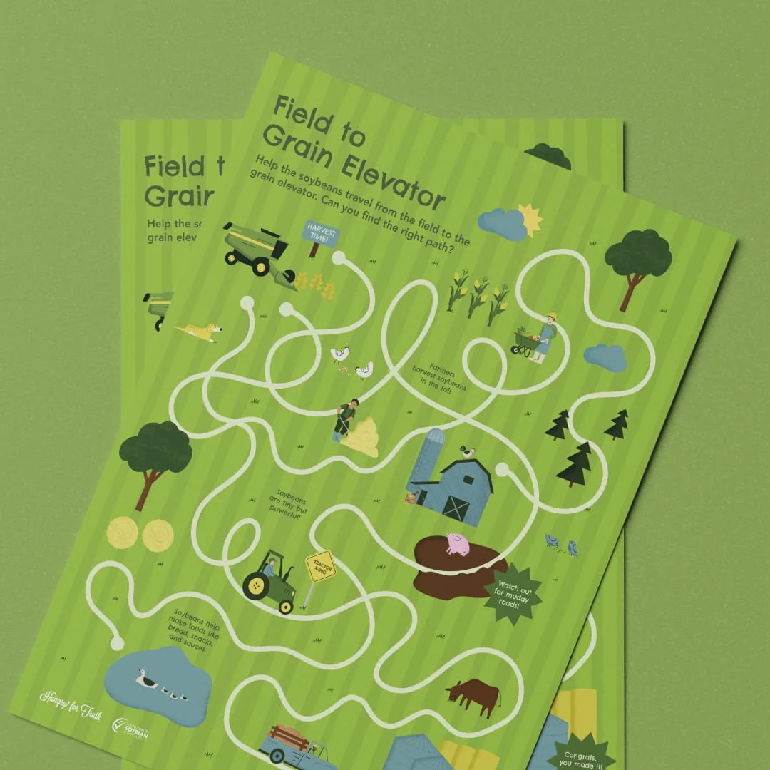 Hungry For Truth children's maze activity.